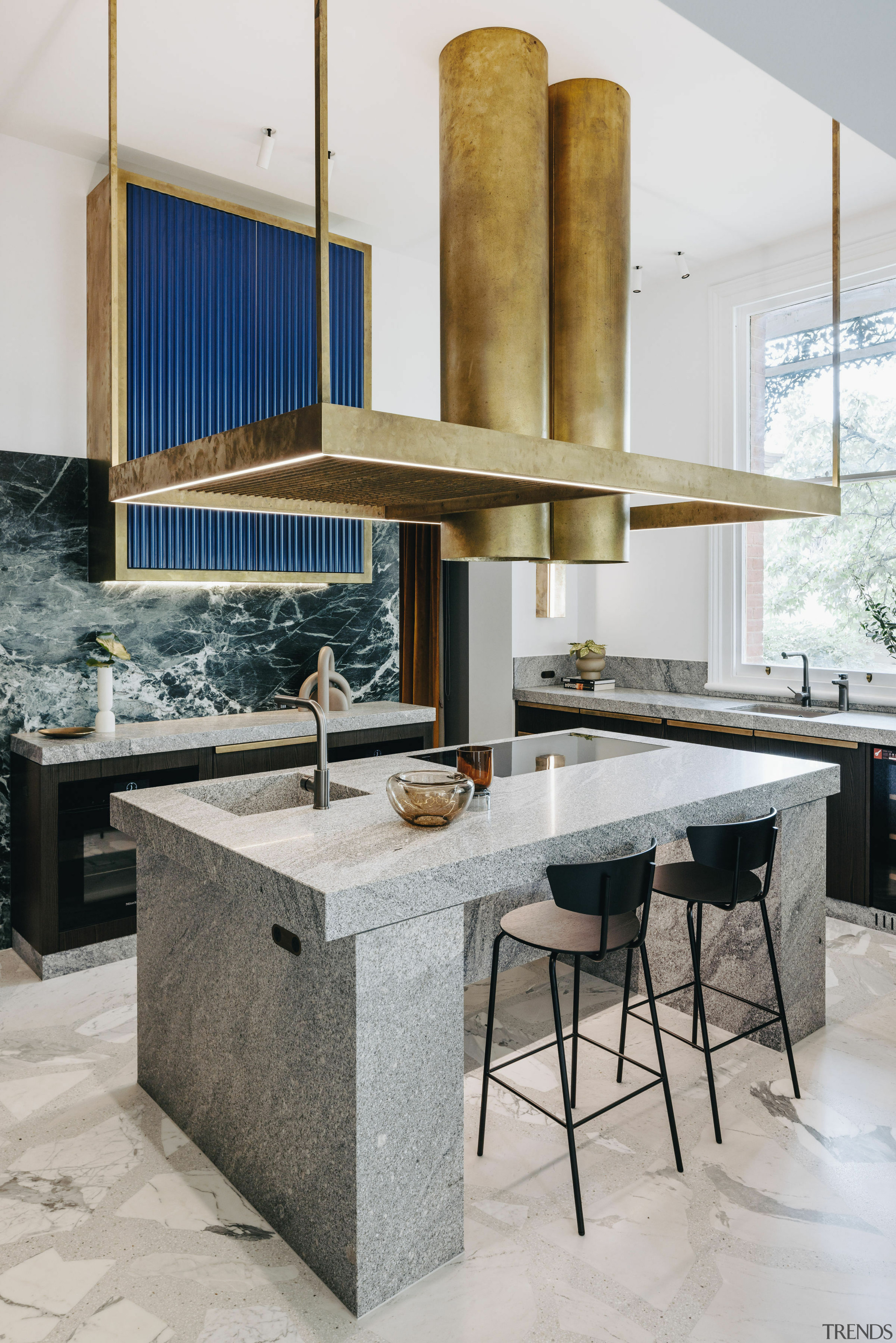 The august kitchen – seen here: the marble 