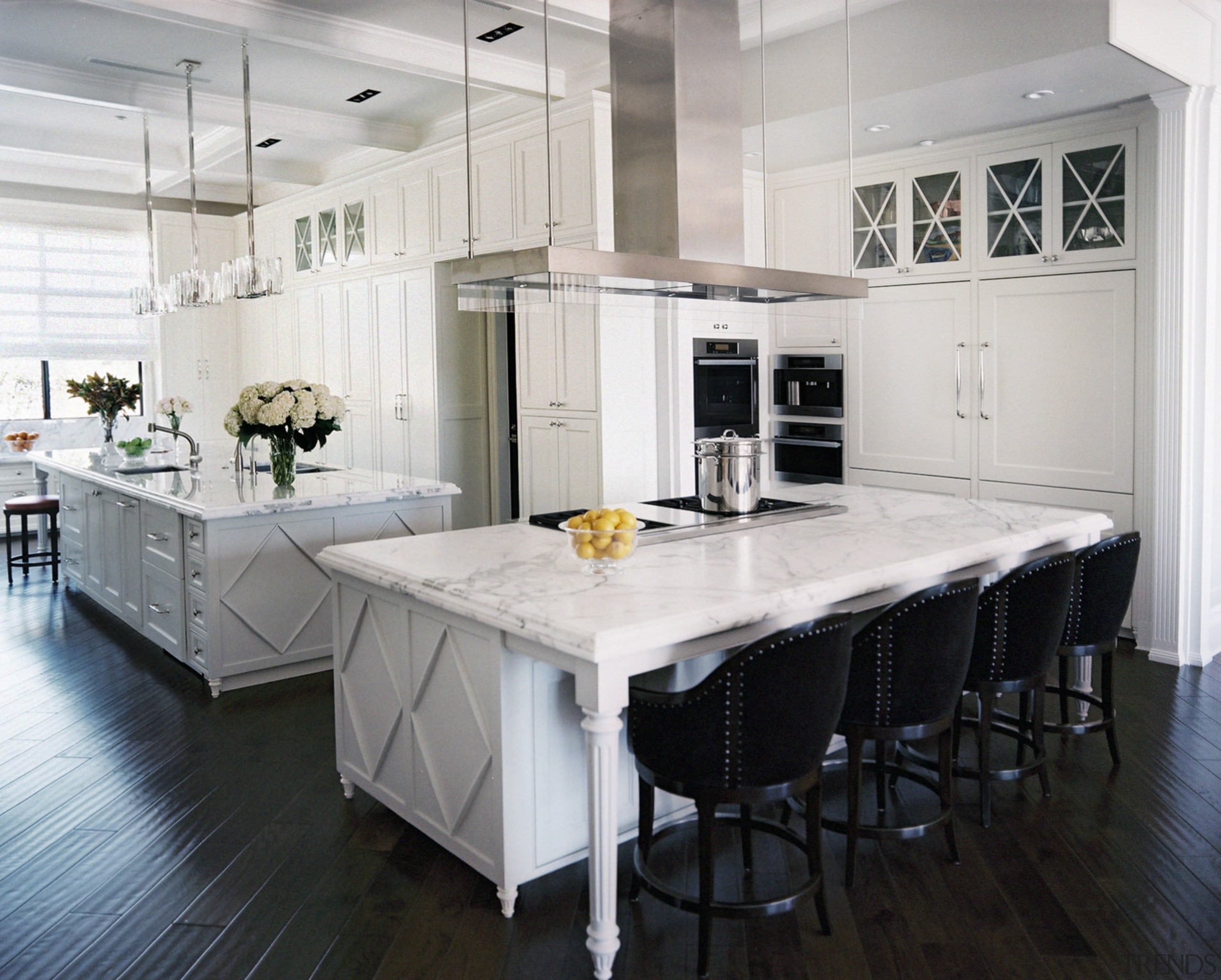 Traditional white kitchen - Traditional white kitchen - cabinetry, countertop, cuisine classique, dining room, floor, flooring, interior design, kitchen, room, table, wood flooring, white