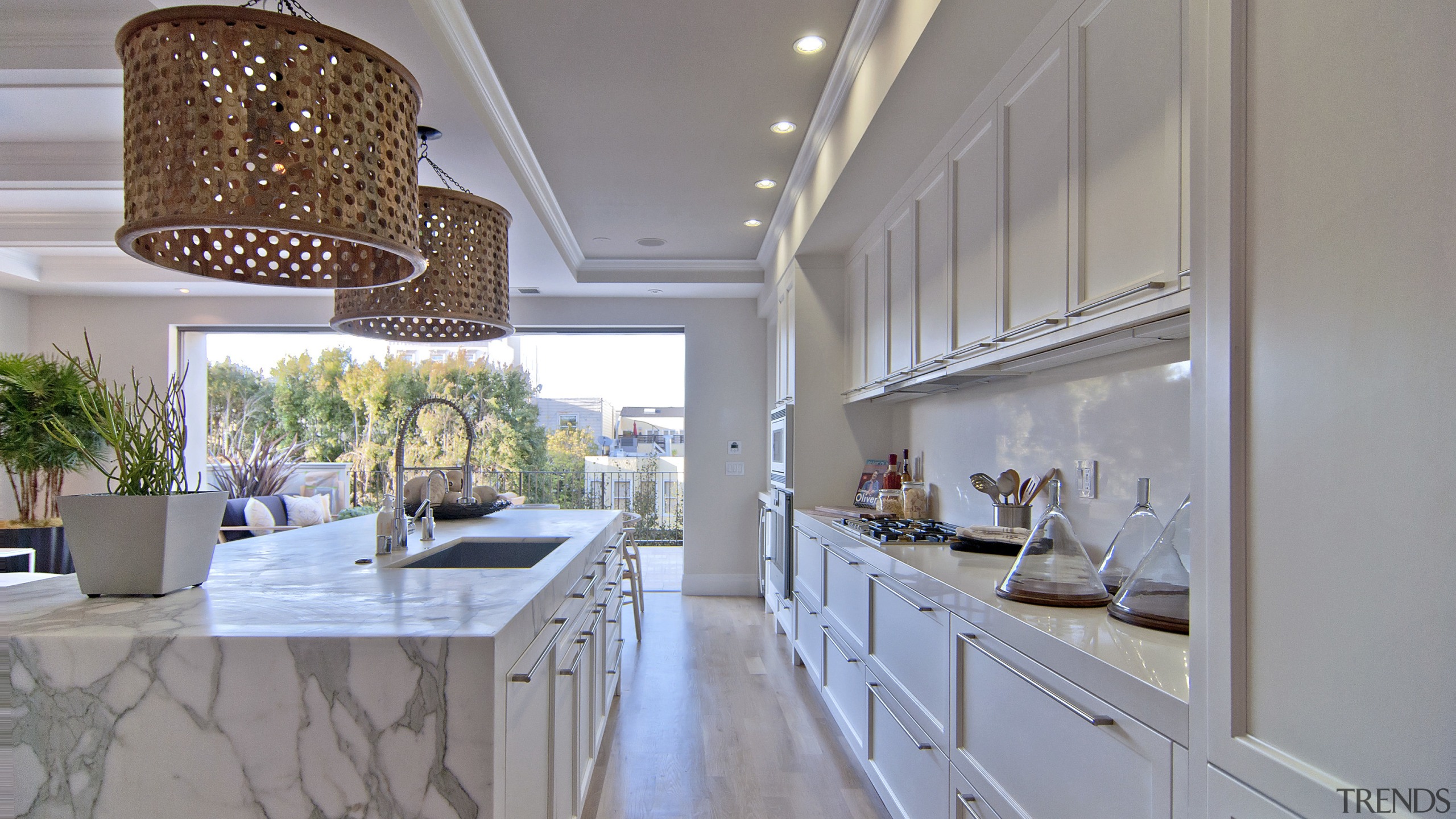 This kitchen was designed by Scott Martin of ceiling, countertop, estate, interior design, kitchen, real estate, gray