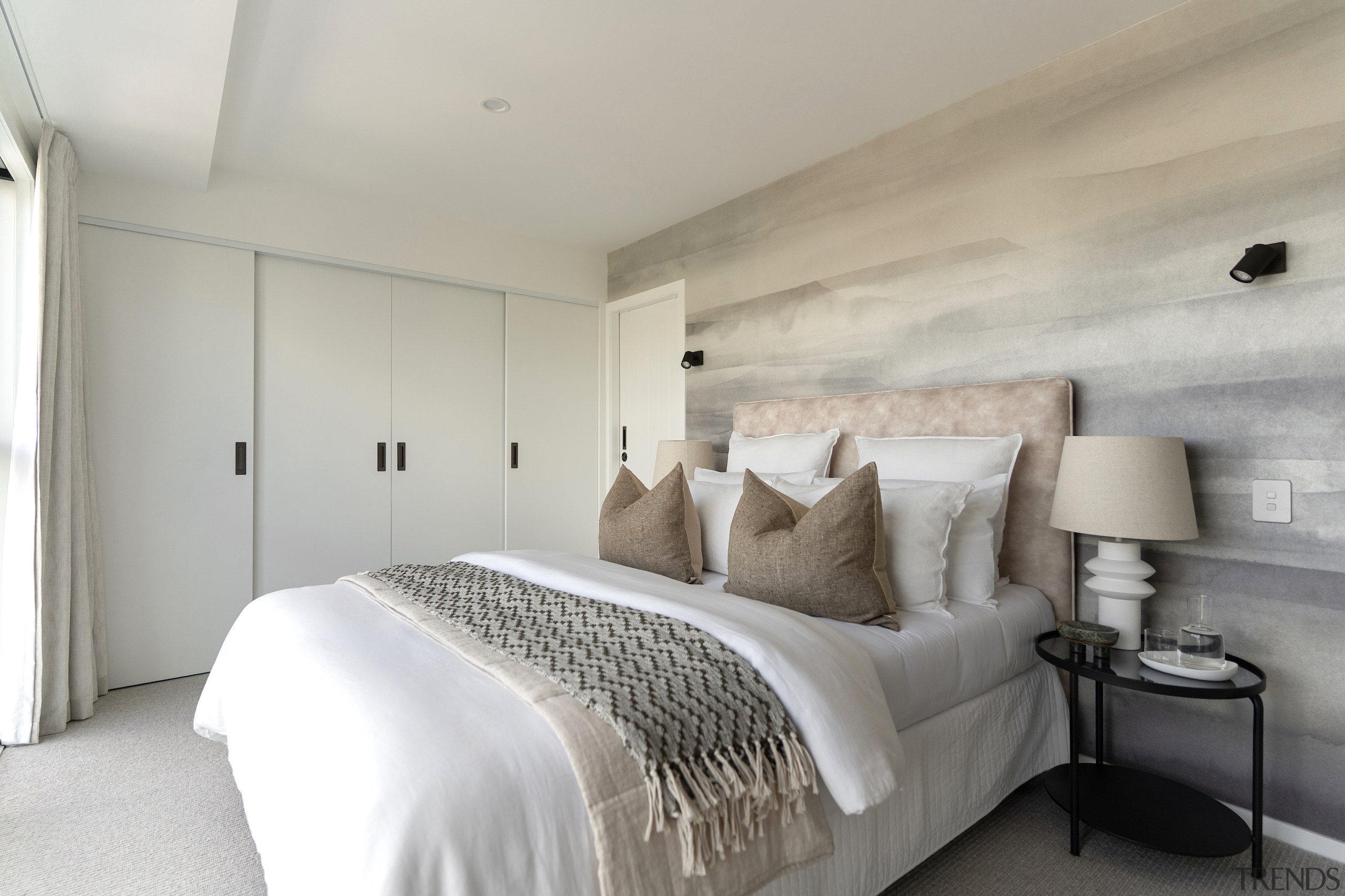 Resene Alabaster was used consistently across all walls, 