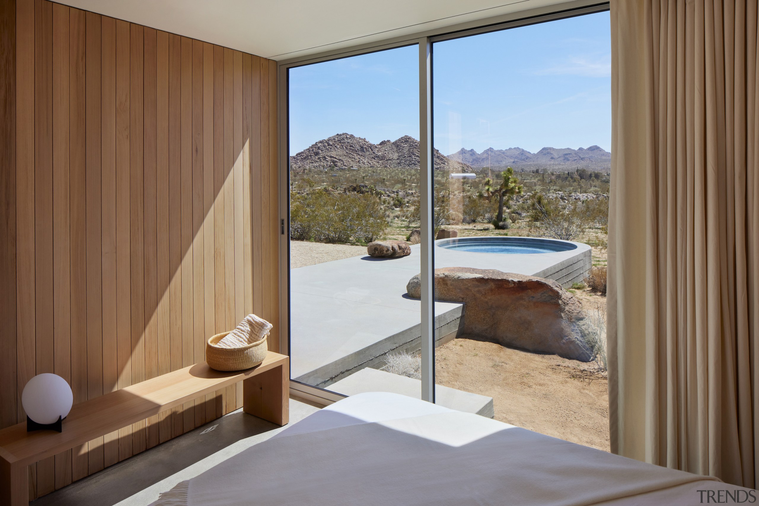 Looking from bedroom to pool. - Desert dreaming 