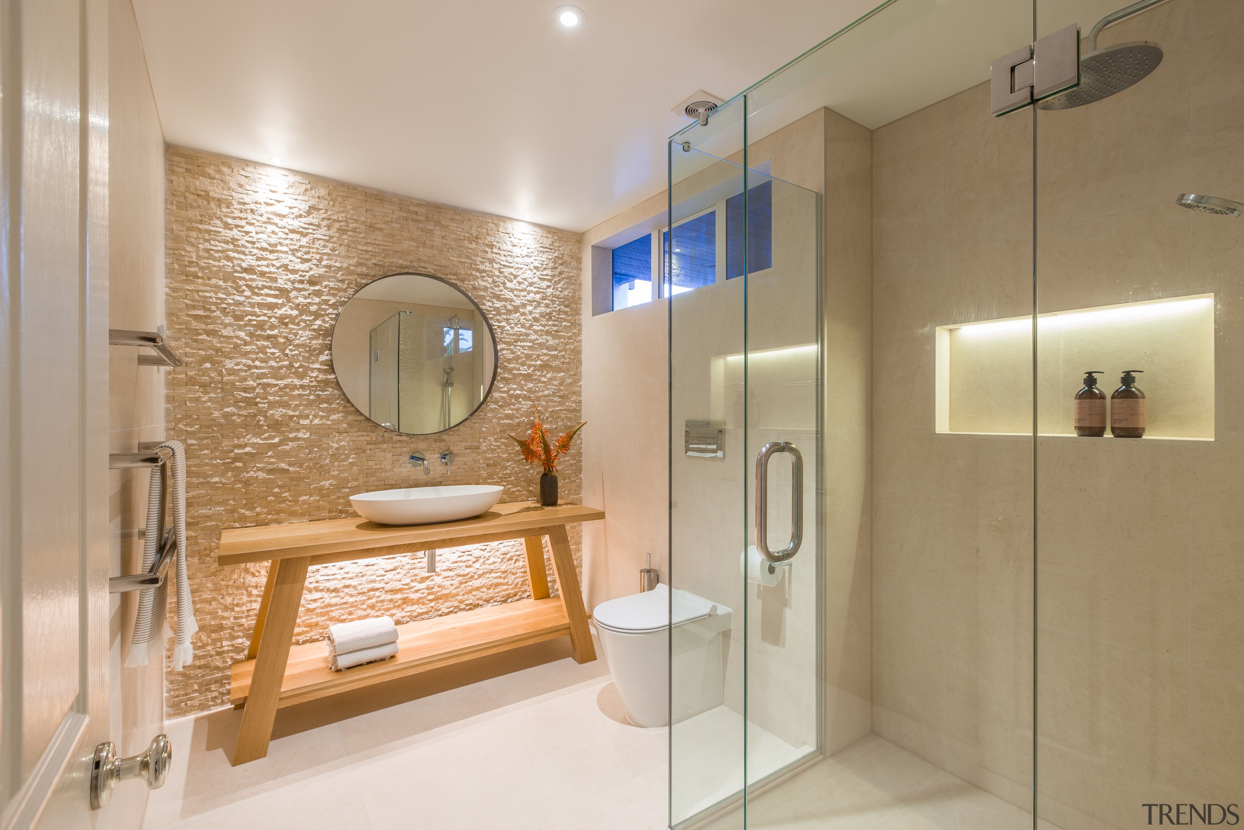 2018 TIDA New Zealand Designer Powder/guest room Winner bathroom, home, interior design, real estate, room, brown, gray