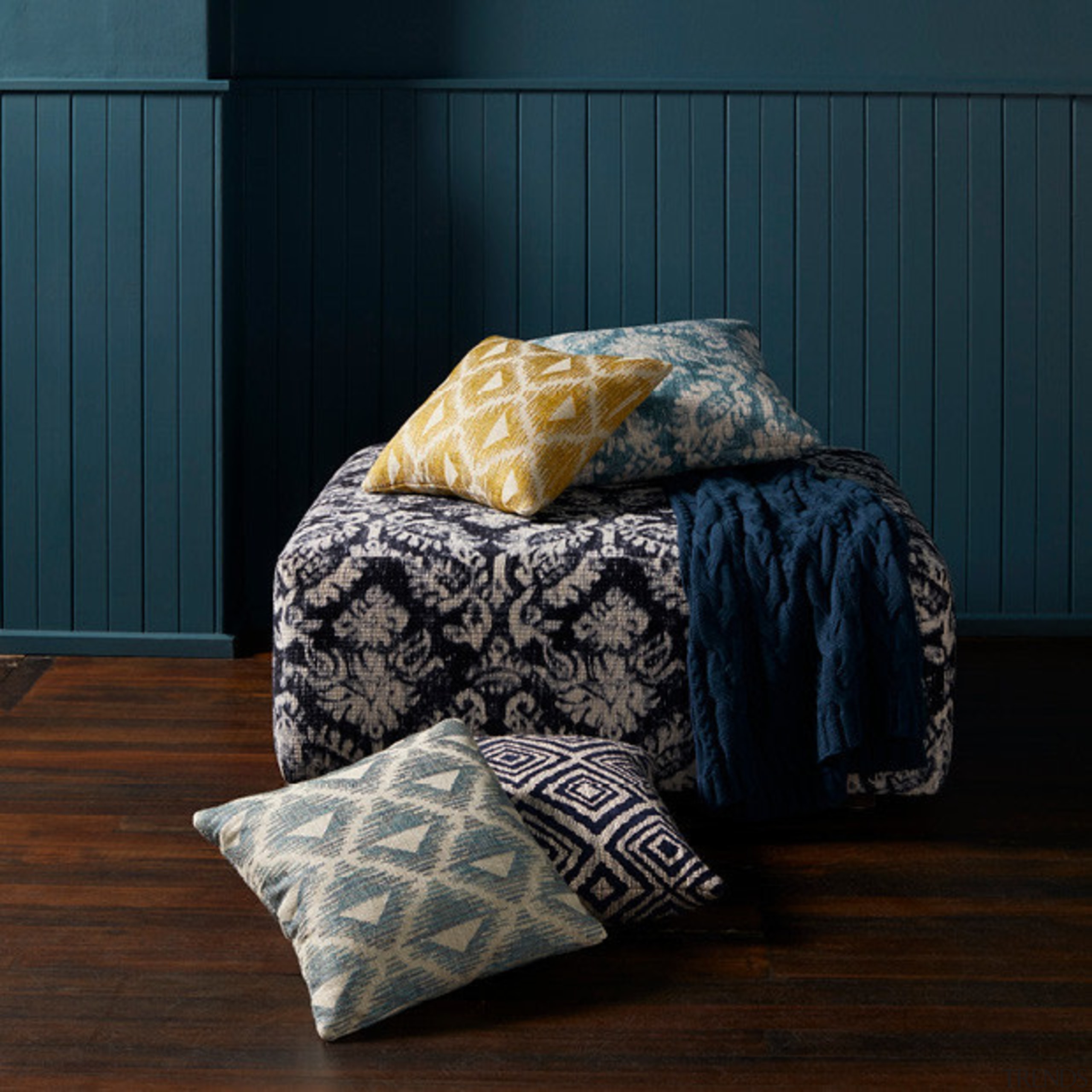 Persian influences and modern interpretations of textured weaves, bed sheet, couch, cushion, duvet cover, furniture, product, textile, black