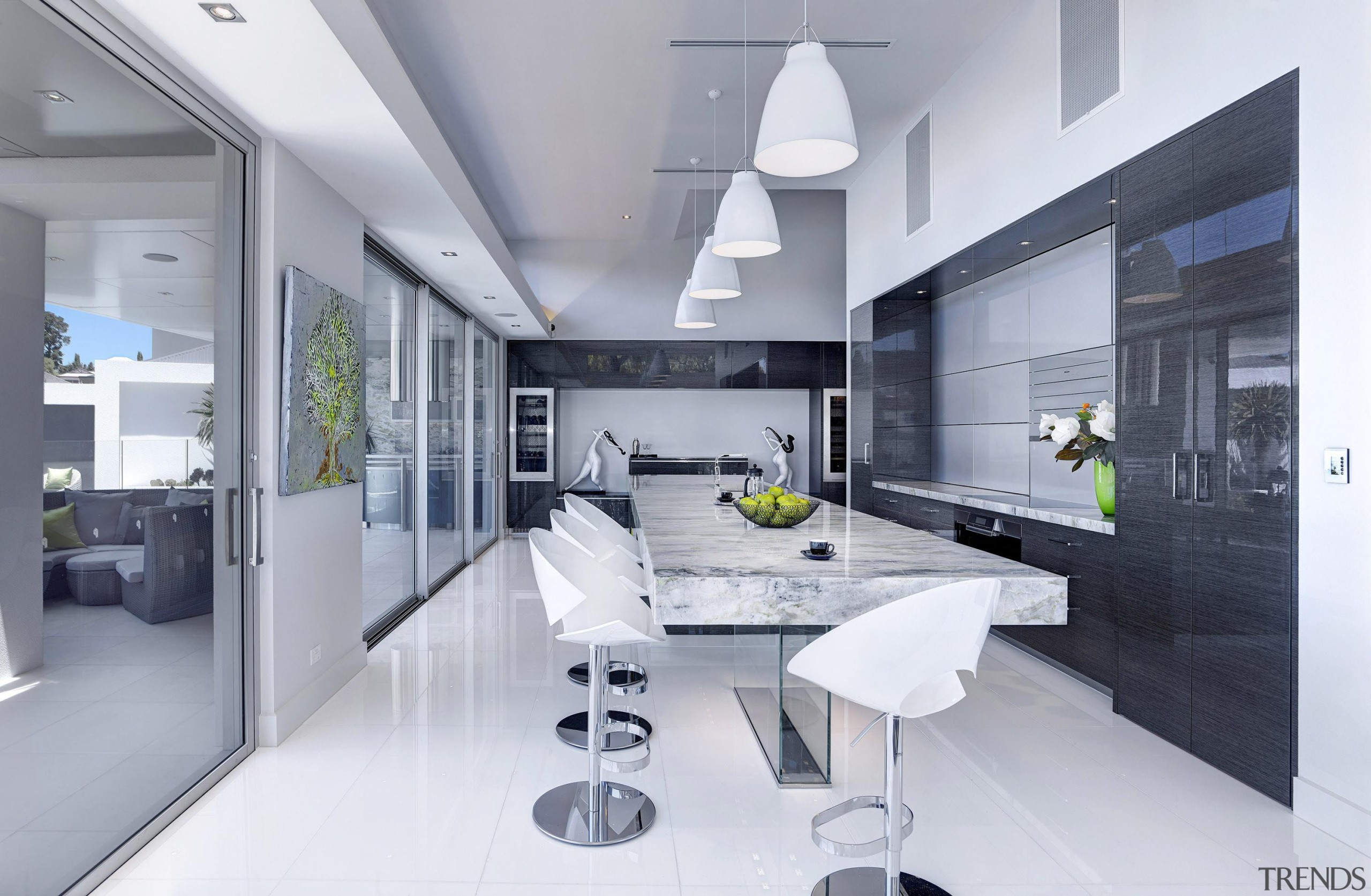 Winner Kitchen Design fo the Year 2013 South architecture, house, interior design, interior designer, kitchen, living room, product design, gray