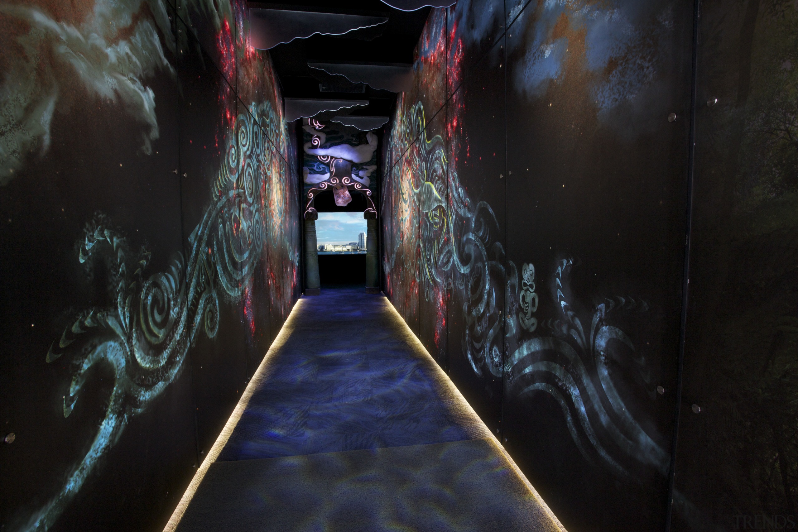 New Zealand Pavilion, Shanghai World Expo, China - darkness, light, black