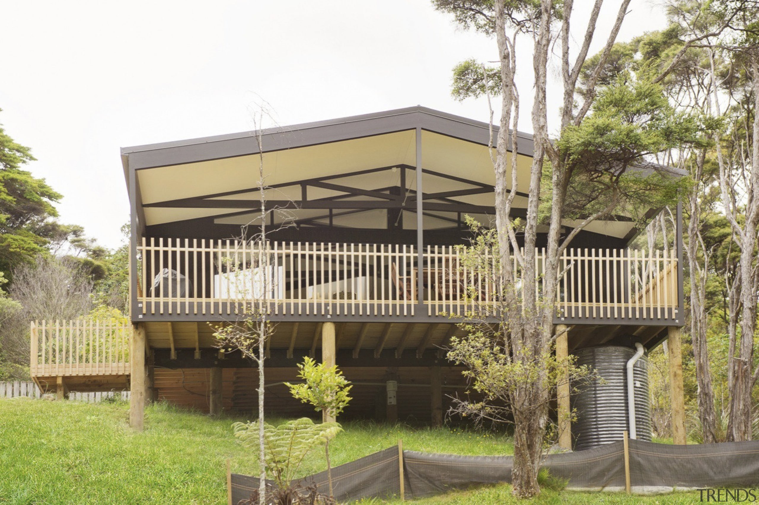 City meets country at Karaka Lakes - City cottage, home, house, outdoor structure, property, real estate, white, brown