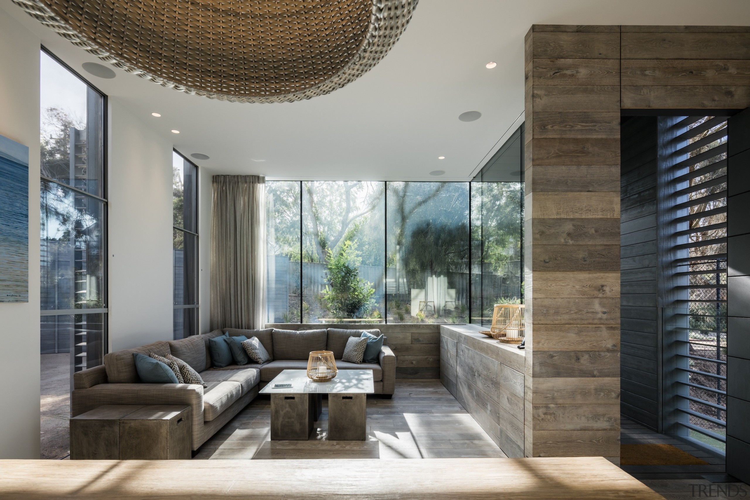 Mitsuori Architects - Highly Commended – 2016 TIDA architecture, ceiling, interior design, living room, real estate, gray, black