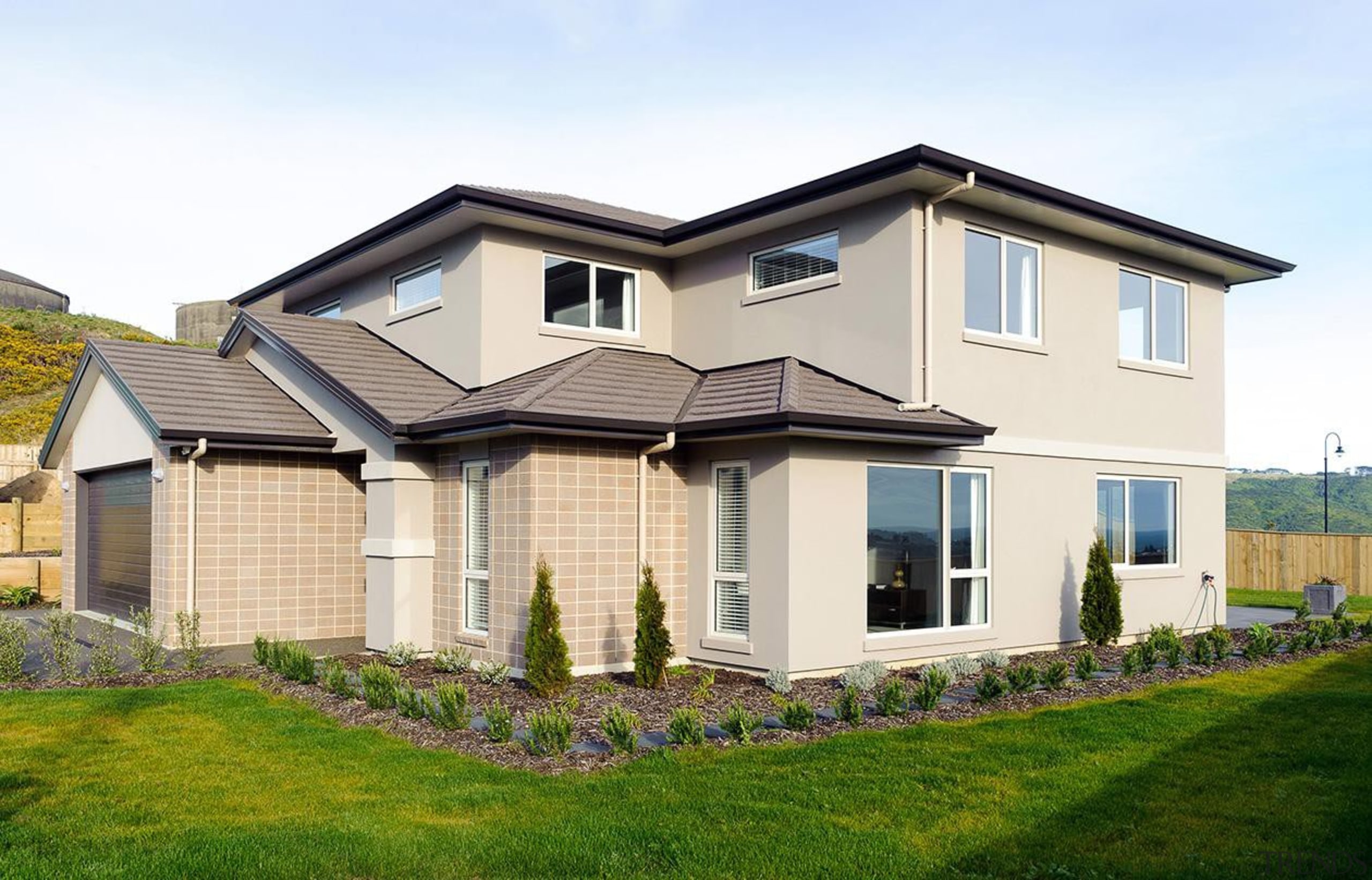 For more information, please visit www.gjgardner.co.nz building, cottage, elevation, estate, facade, home, house, neighbourhood, property, real estate, residential area, roof, siding, window, white