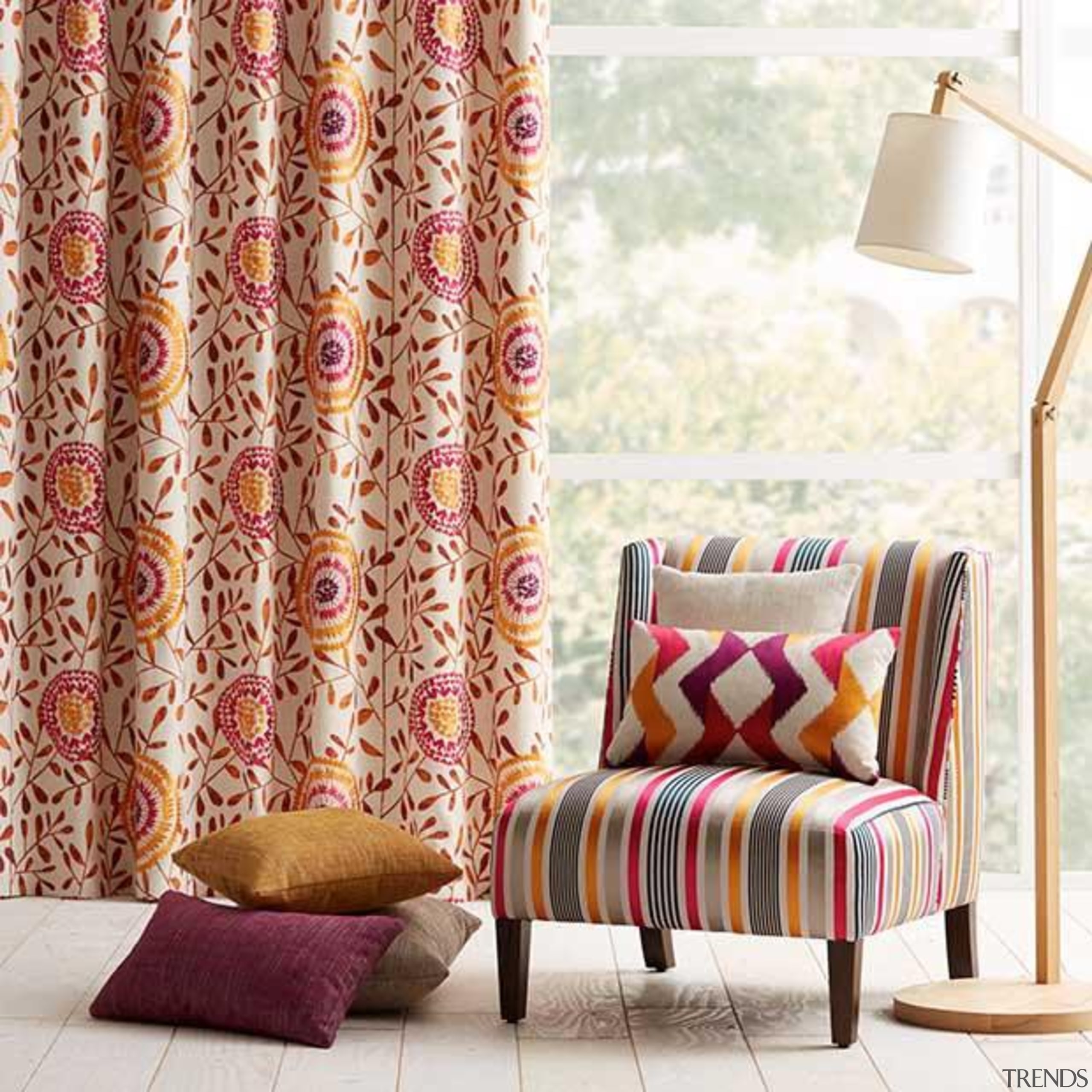 Margarita Collection - Margarita Collection - curtain | curtain, decor, interior design, living room, textile, window, window covering, window treatment, white