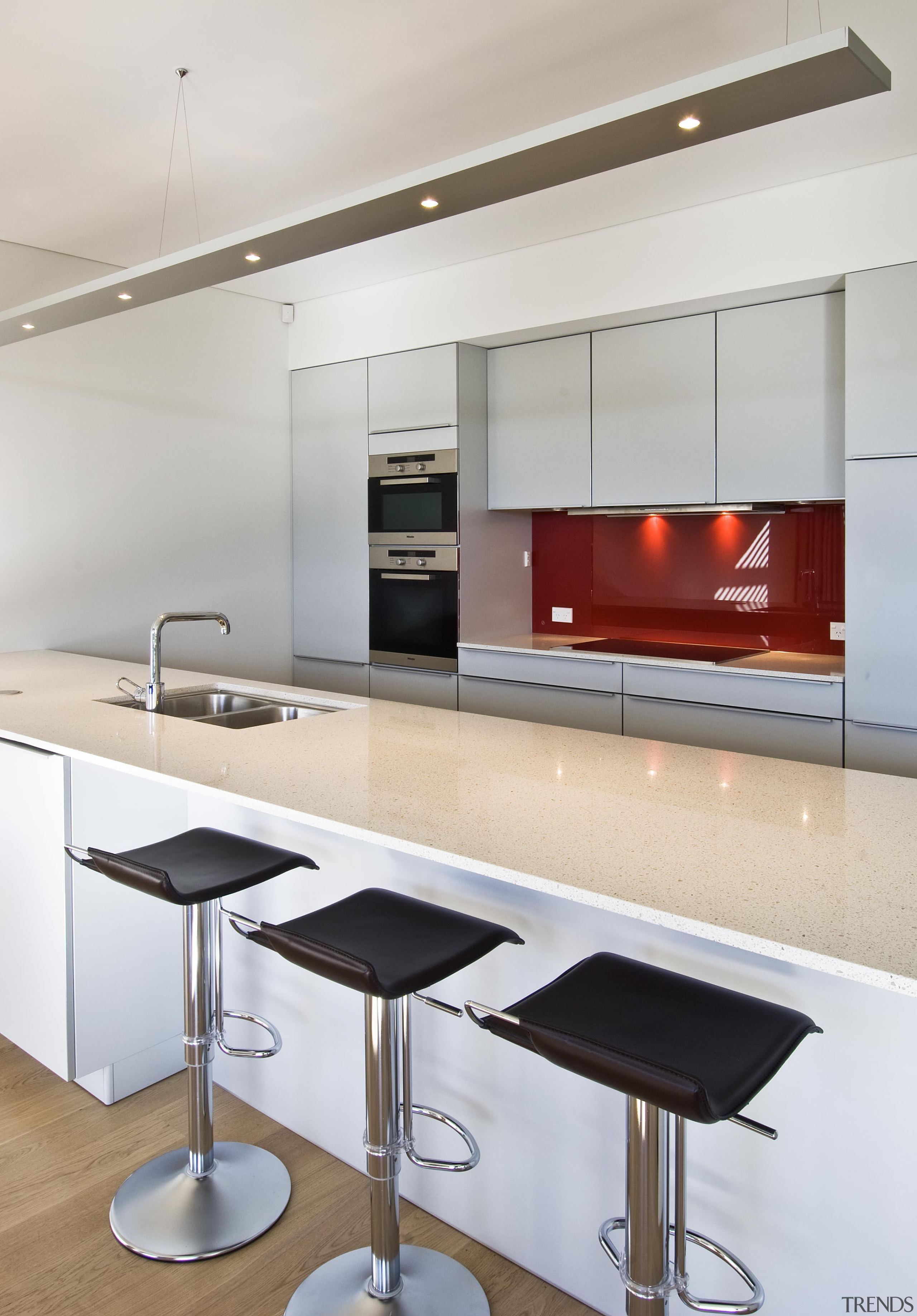 New Zealand Apartment Kitchen Designer of the Year countertop, interior design, kitchen, product design, table, gray
