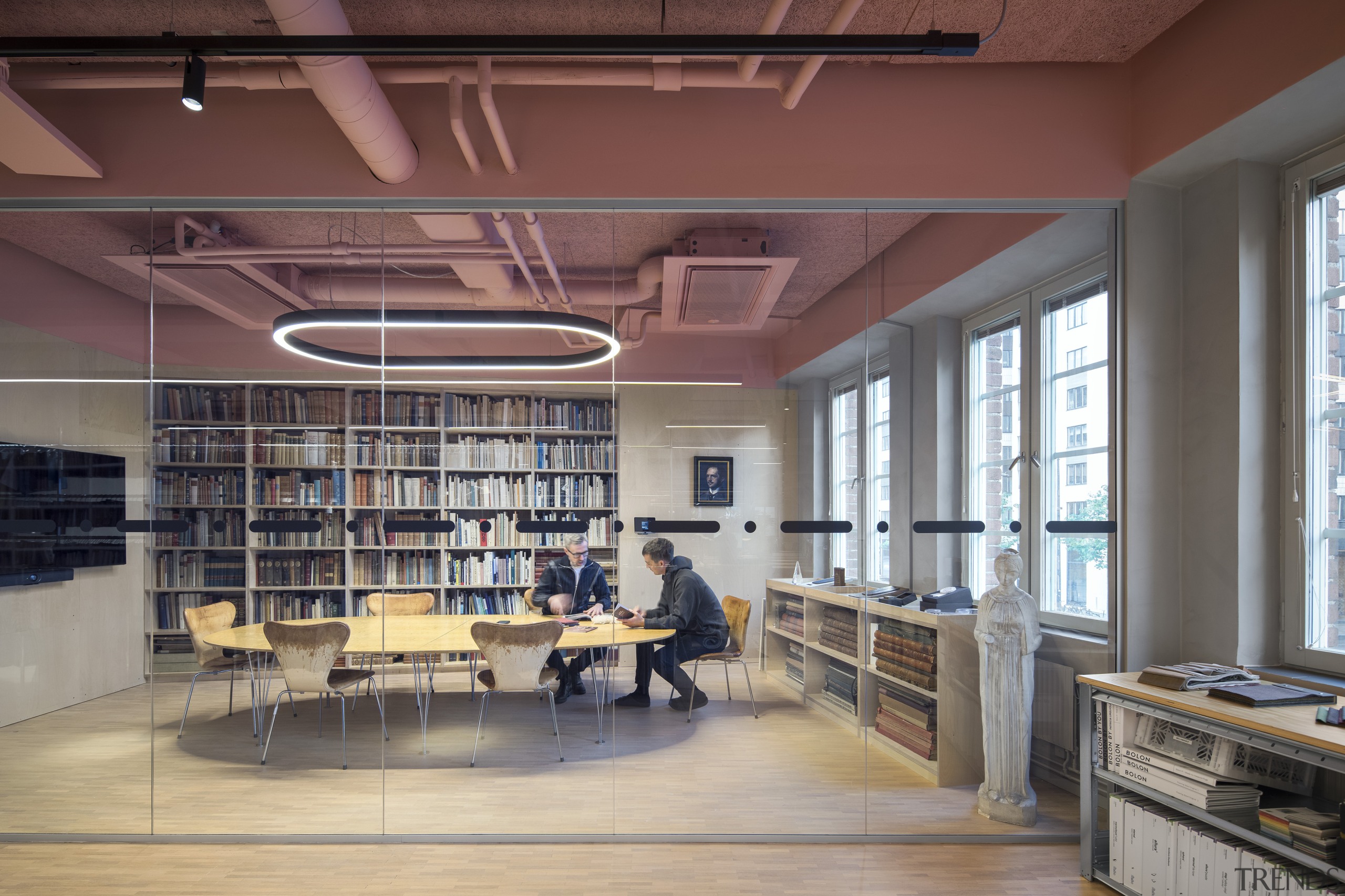 Library and meeting space. - Open to creativity 