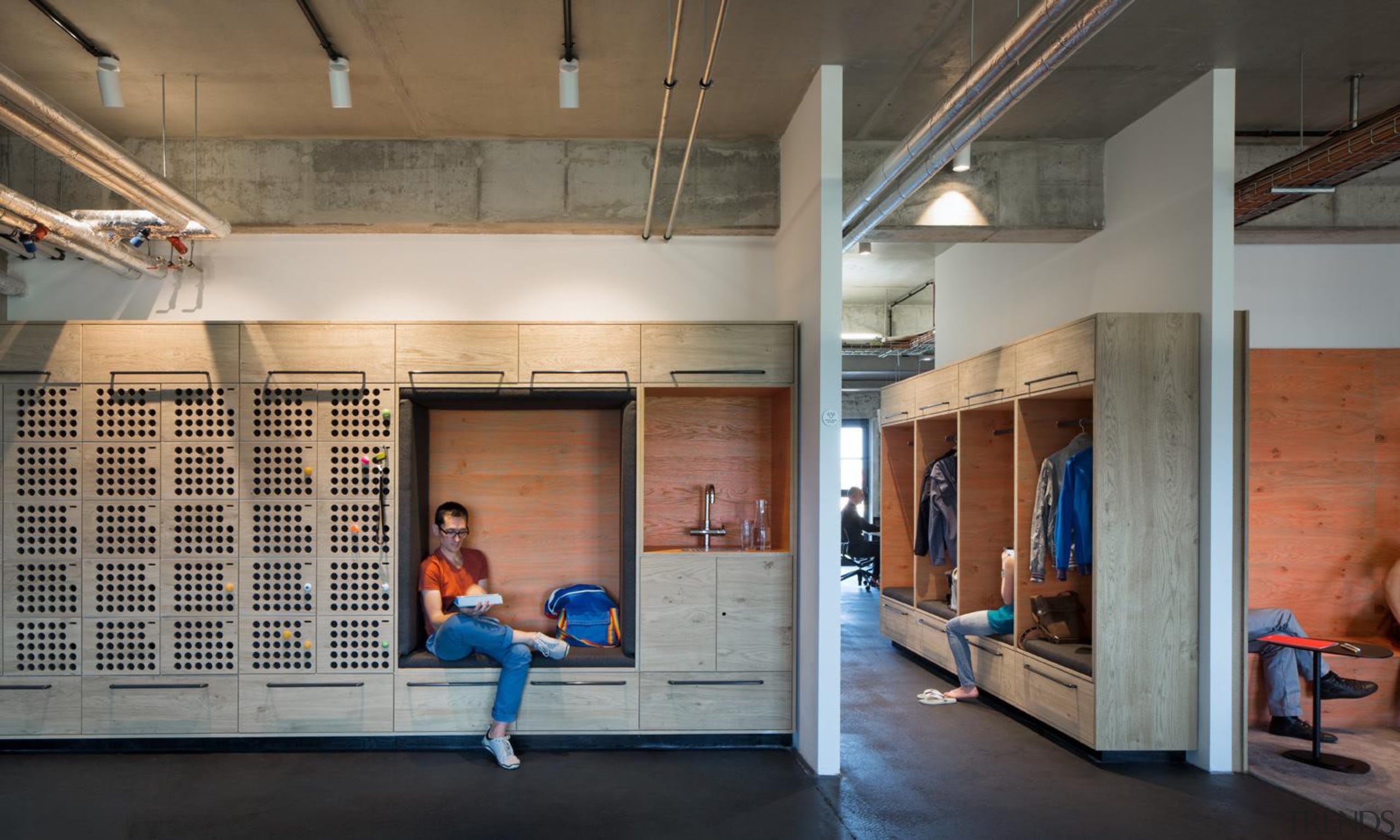 Online audio platform SoundCloud has been one of architecture, institution, interior design, gray