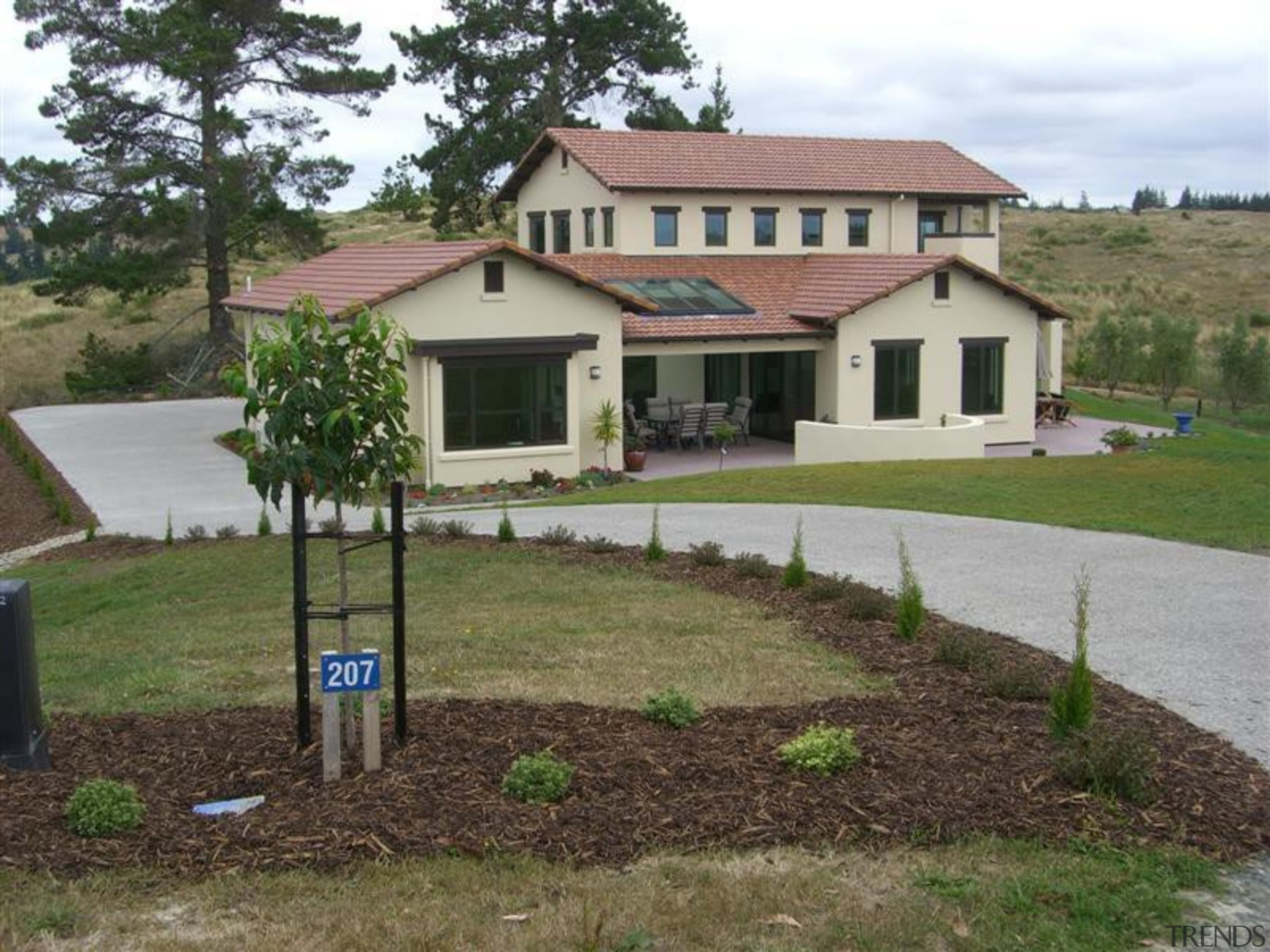 Gold award winning home by Fowler Homes NelsonFor cottage, estate, farmhouse, grass, home, house, land lot, landscape, property, real estate, yard, brown, gray