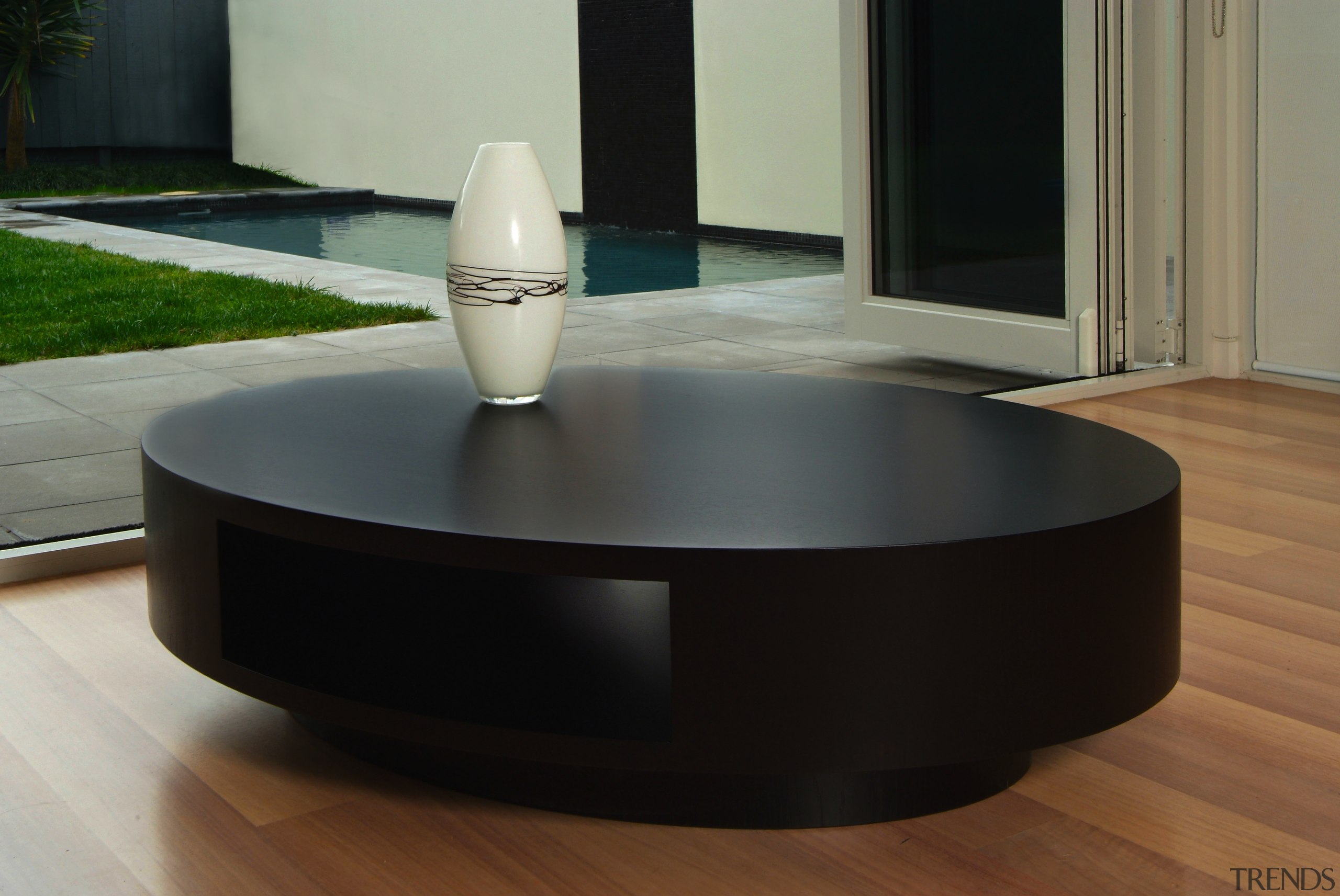 A view of some furniture from Neo Design. angle, coffee table, floor, furniture, interior design, product design, table, black, gray