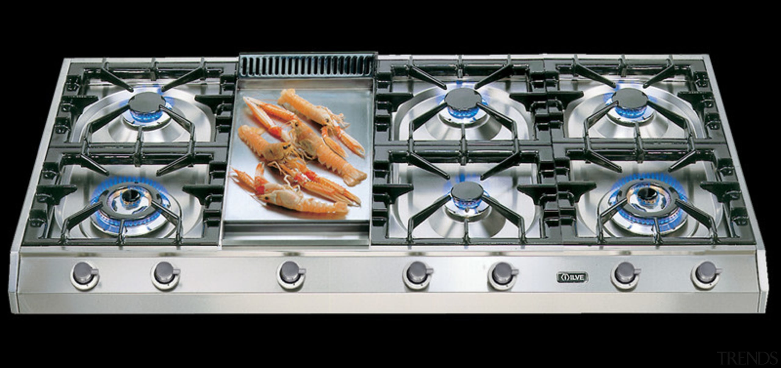 ILVE gas cooktops are all equipped with the black, gray