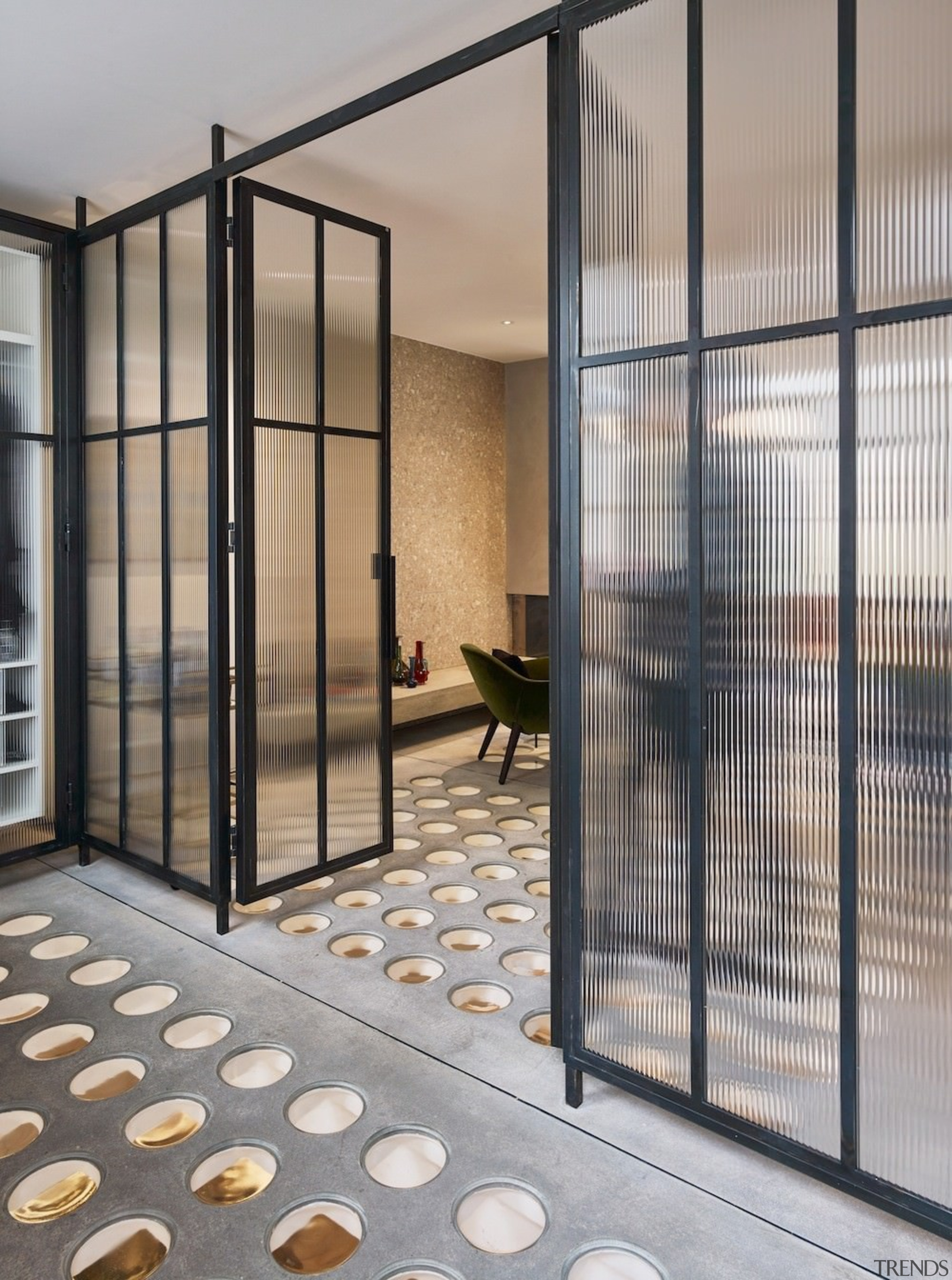 Andy Martin Architecture – Renovation in London - architecture, door, facade, glass, real estate, window, gray