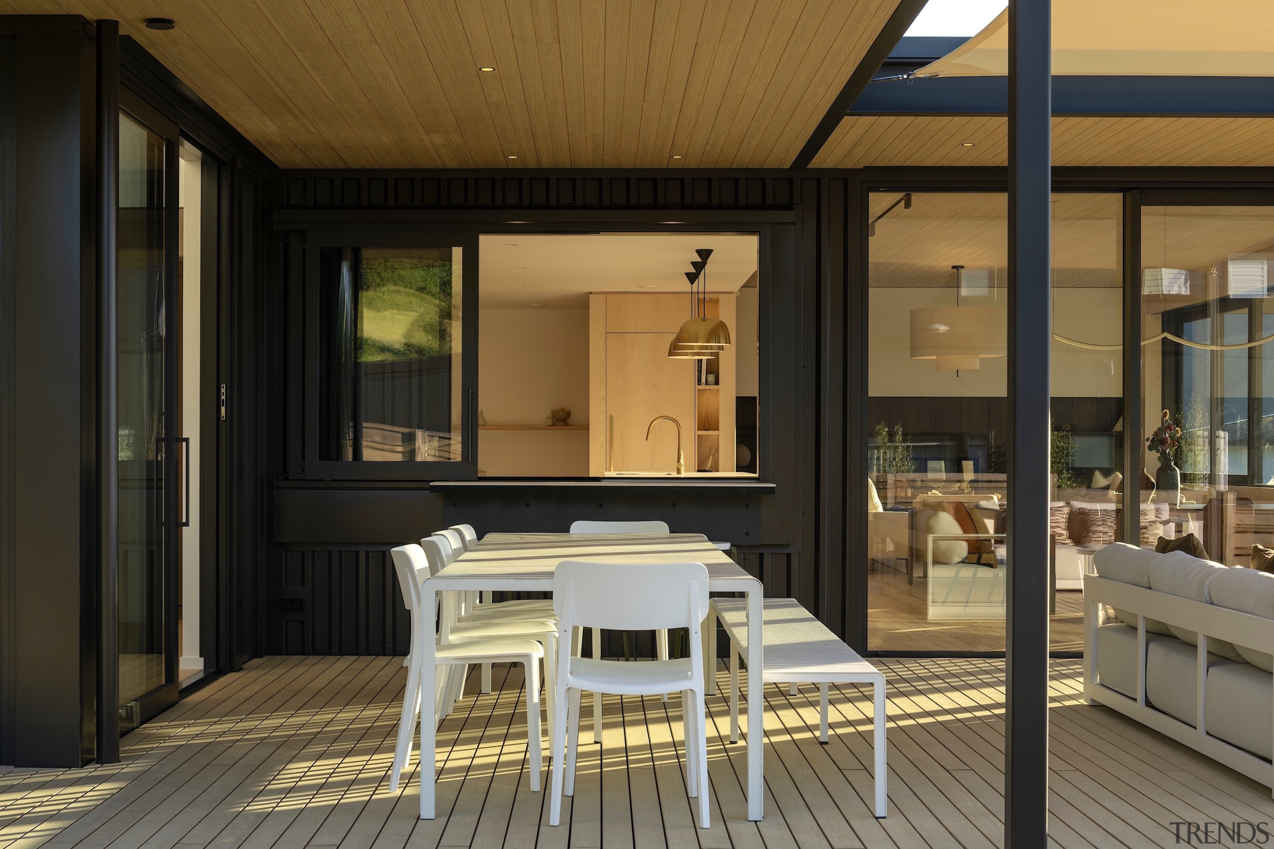 Outdoor entertainment space. - 'Hygge' in the highlands 