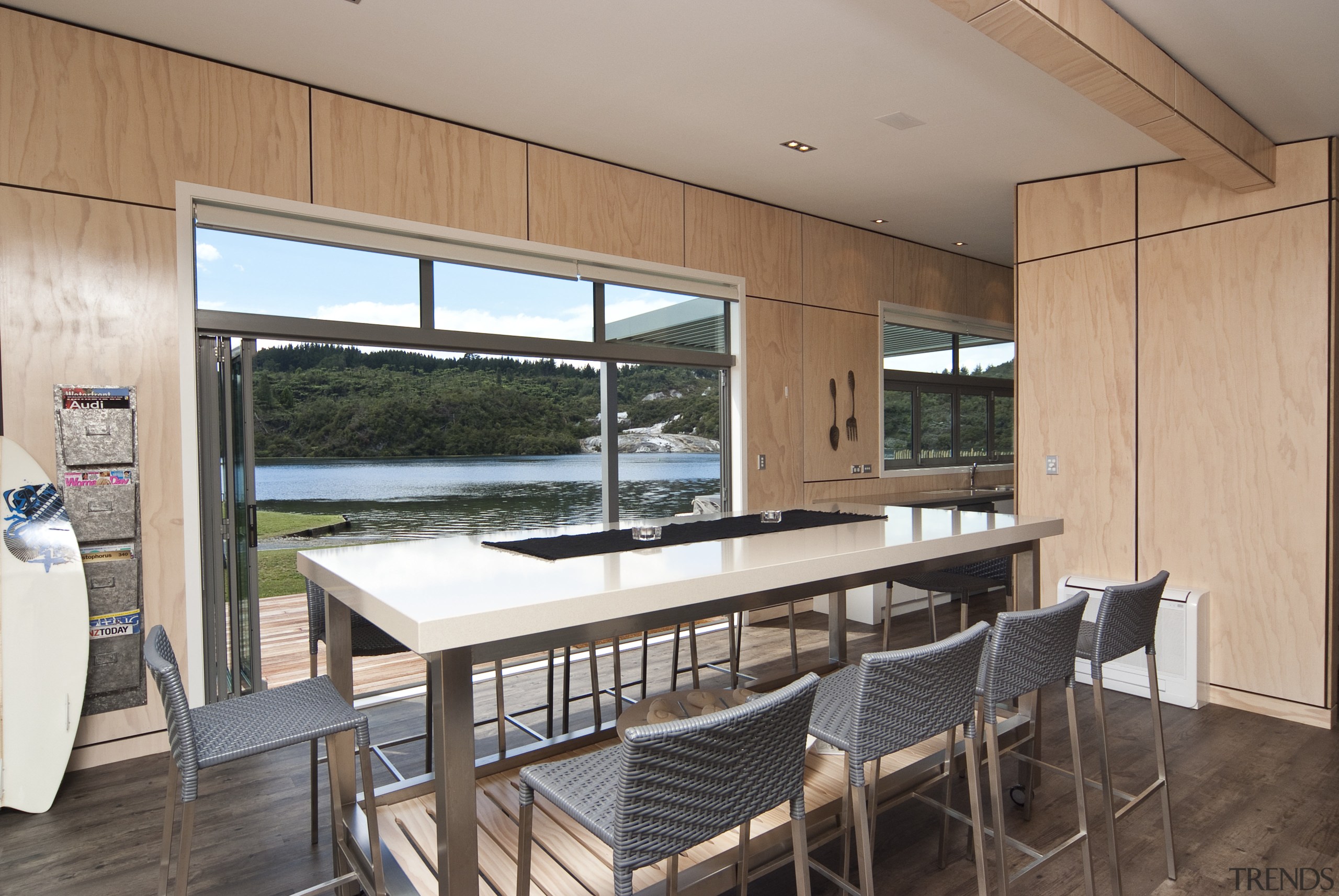 Interior view of the dining room - Interior architecture, countertop, house, interior design, kitchen, real estate, window, gray