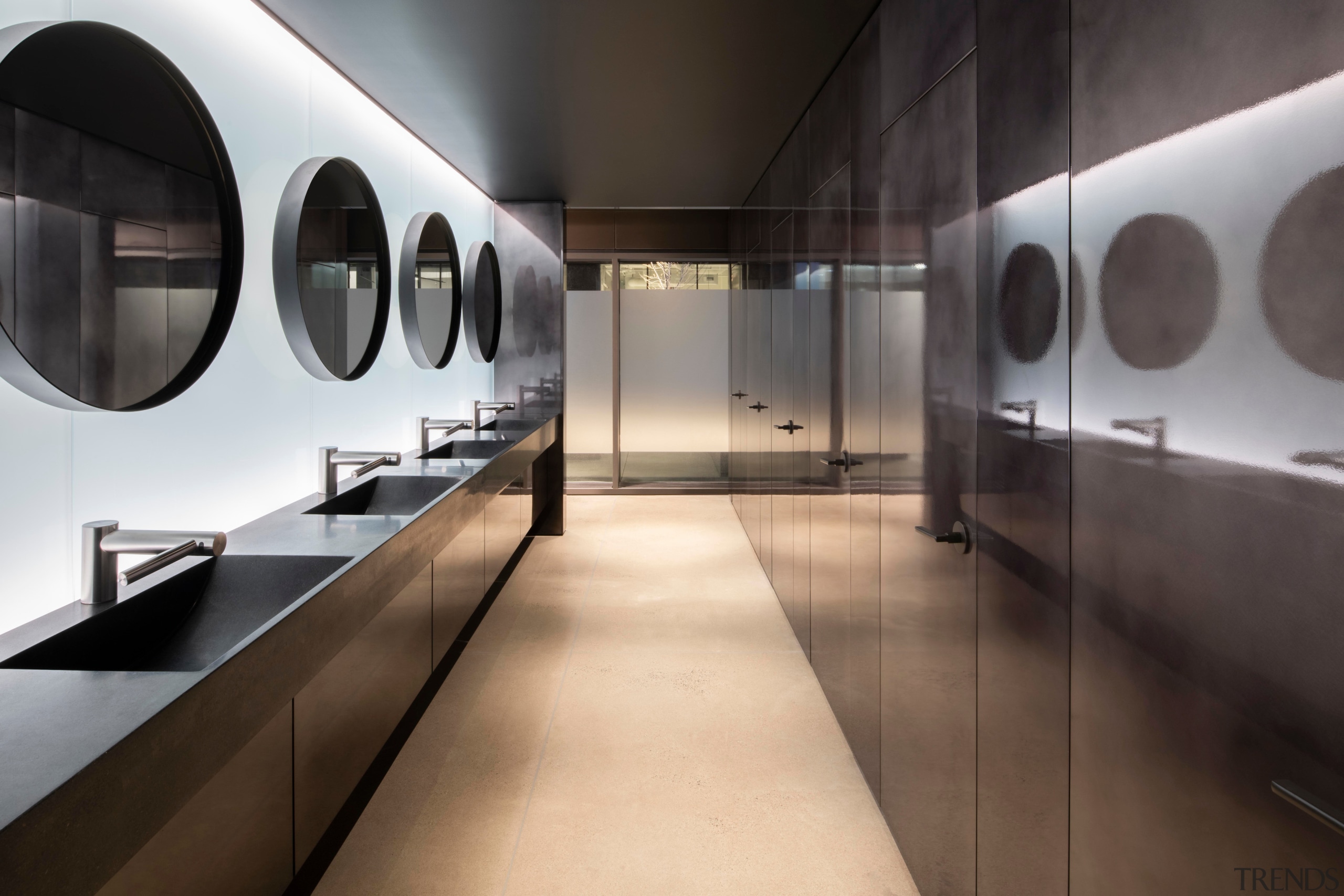 Services are on the ground floor of the 