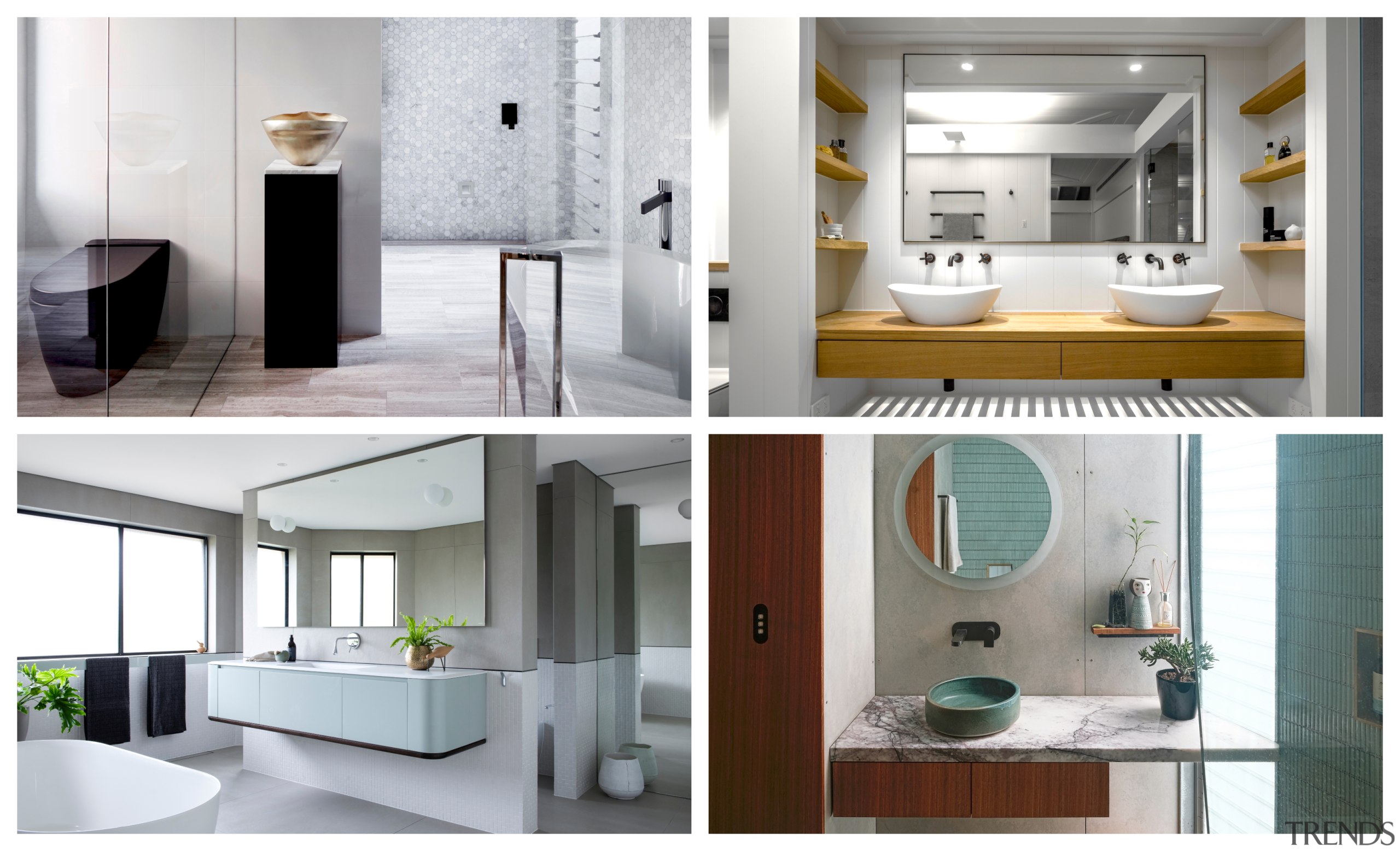 2019 TIDA Australia Bathroom winners - 2019 TIDA architecture, bathroom, bathroom accessory, bathroom cabinet, building, ceiling, door, floor, flooring, furniture, home, house, interior design, material property, plumbing fixture, product, property, room, tile, white, gray