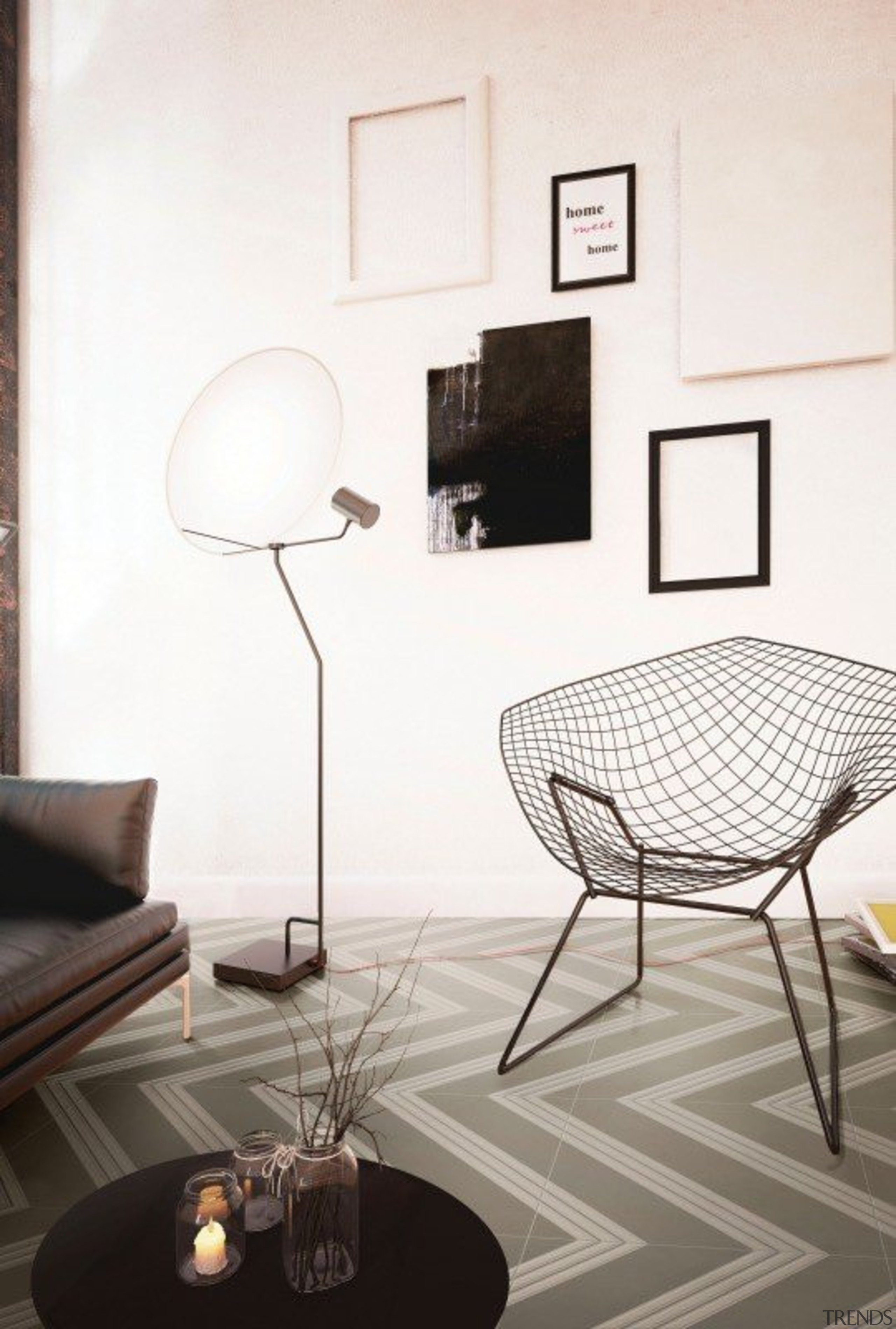 Ambient Touch - Ambient Touch - ceiling | ceiling, chair, coffee table, floor, furniture, home, interior design, lamp, lampshade, light fixture, lighting, lighting accessory, living room, product design, table, wall, white