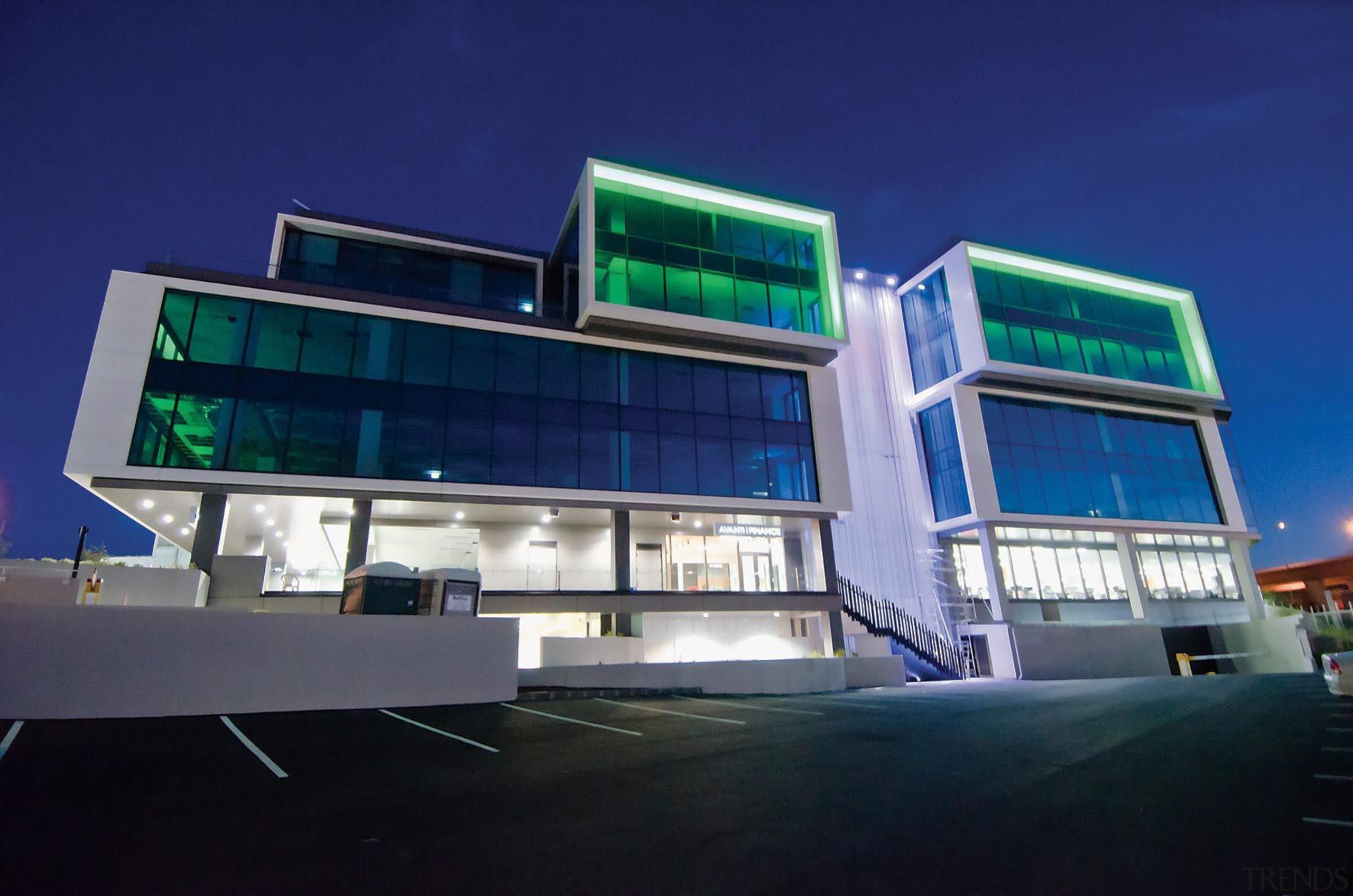 Hays Commercial Office Property Award – Excellence Award architecture, building, commercial building, condominium, corporate headquarters, facade, headquarters, metropolitan area, mixed use, property, real estate, sky, blue, black