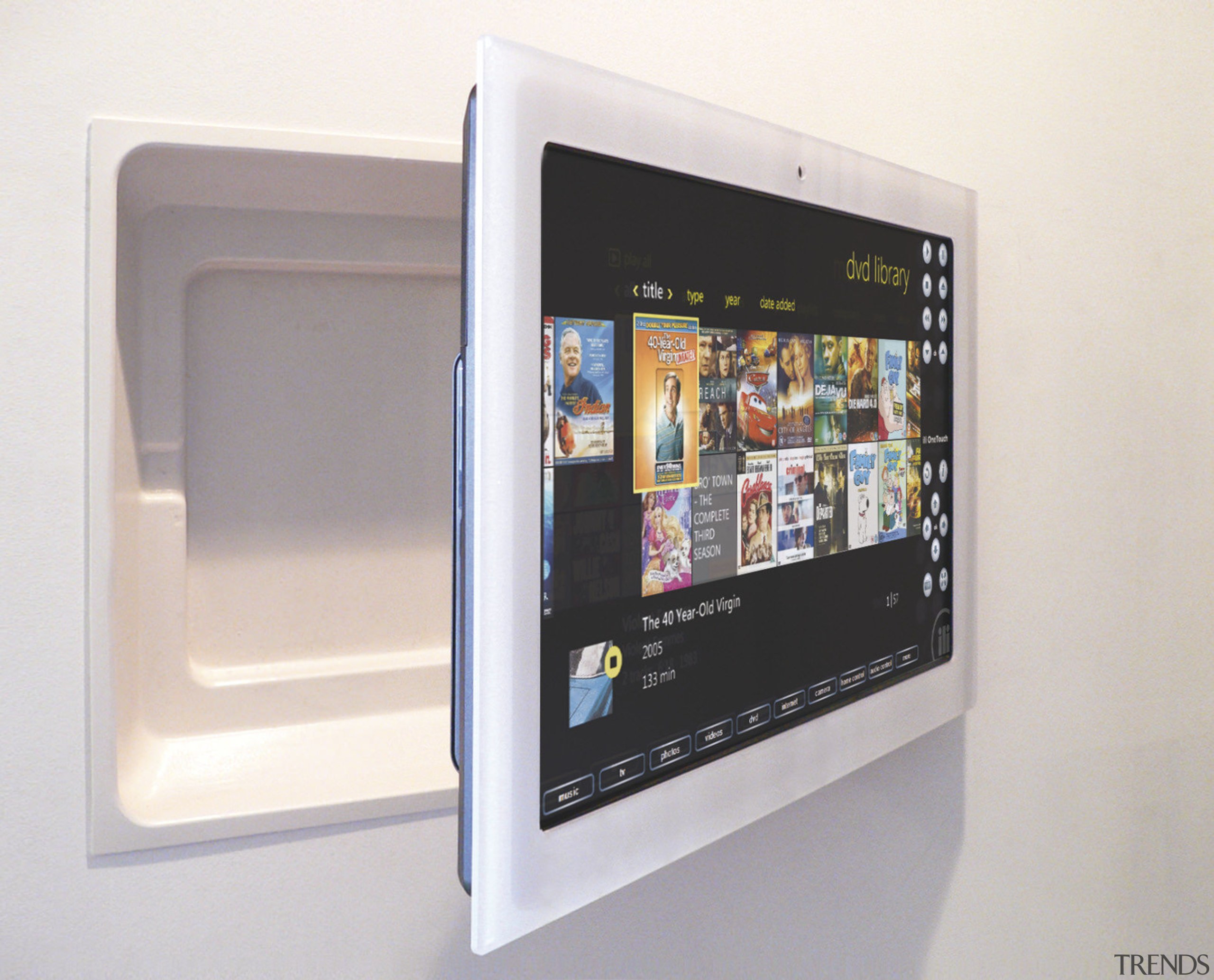 Kitchen. Home Automation. Technology. Future. Onetouch. display device, electronic device, multimedia, screen, white