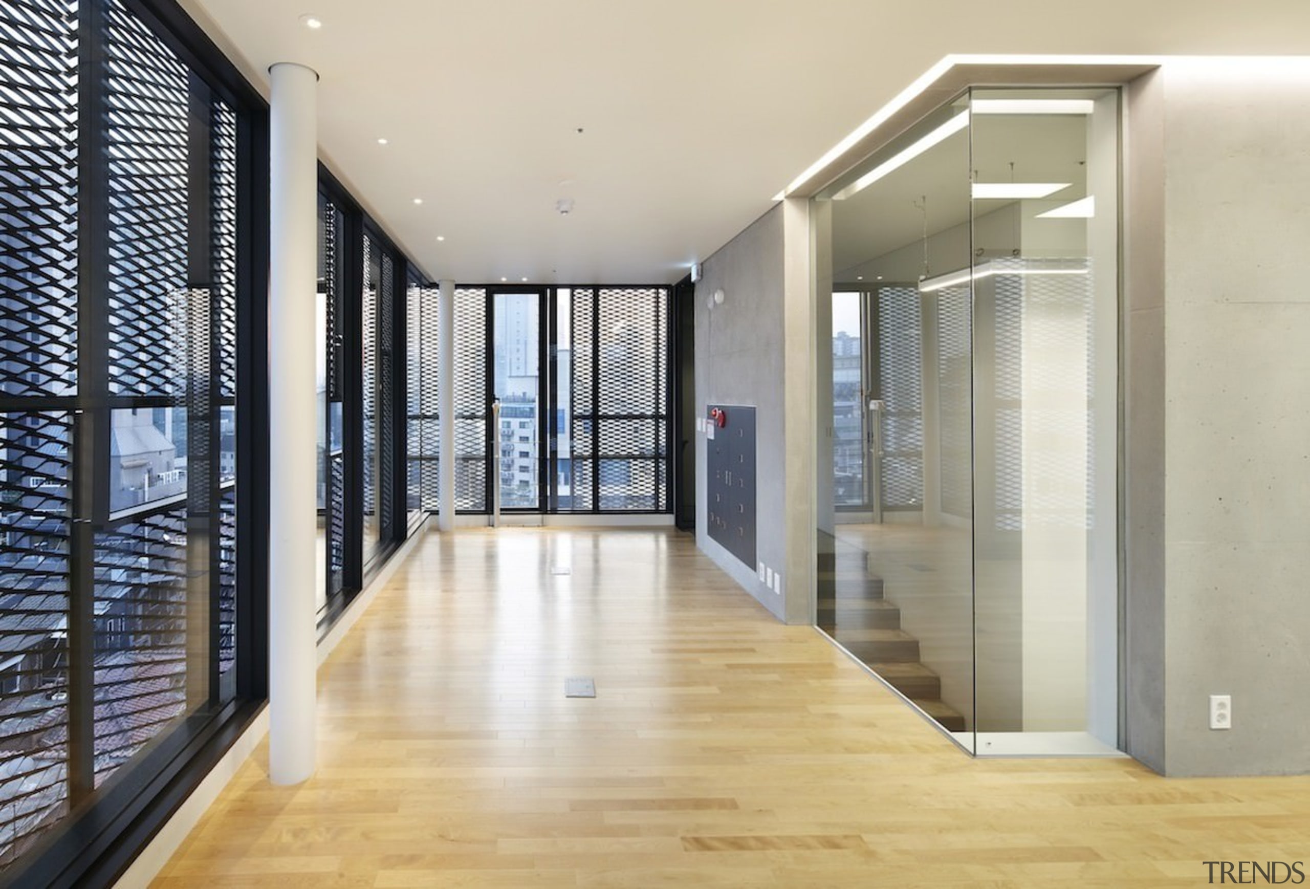 The 925 Building - The 925 Building - apartment, condominium, daylighting, floor, flooring, handrail, interior design, property, real estate, gray