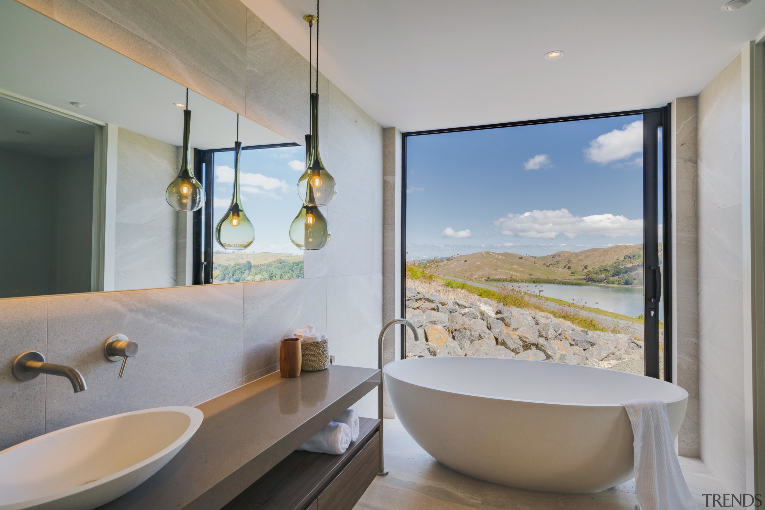 ​​​​​​​Double the enjoyment? If a wall-sized window on gray