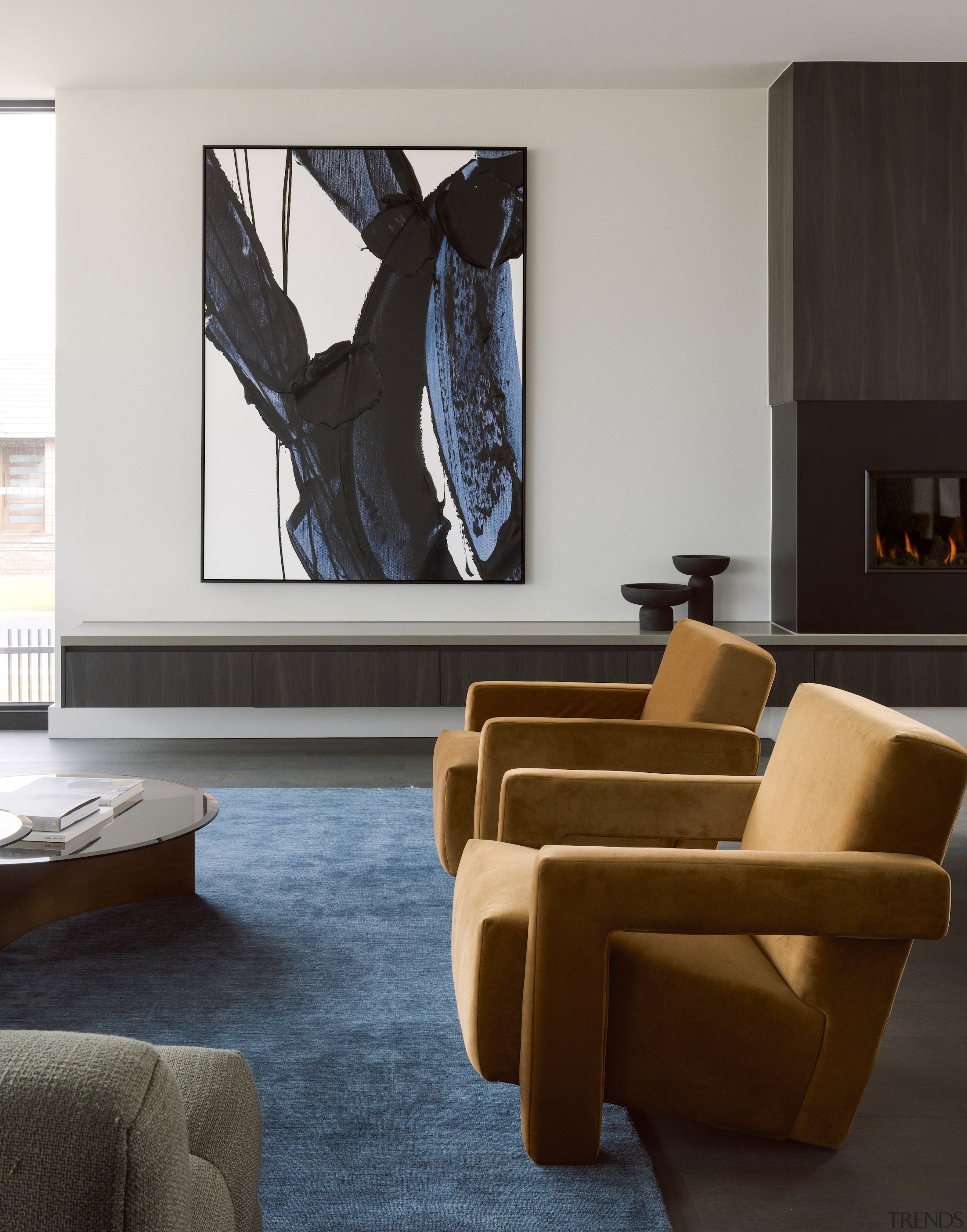 Living room detail. - Rounded perspective - 