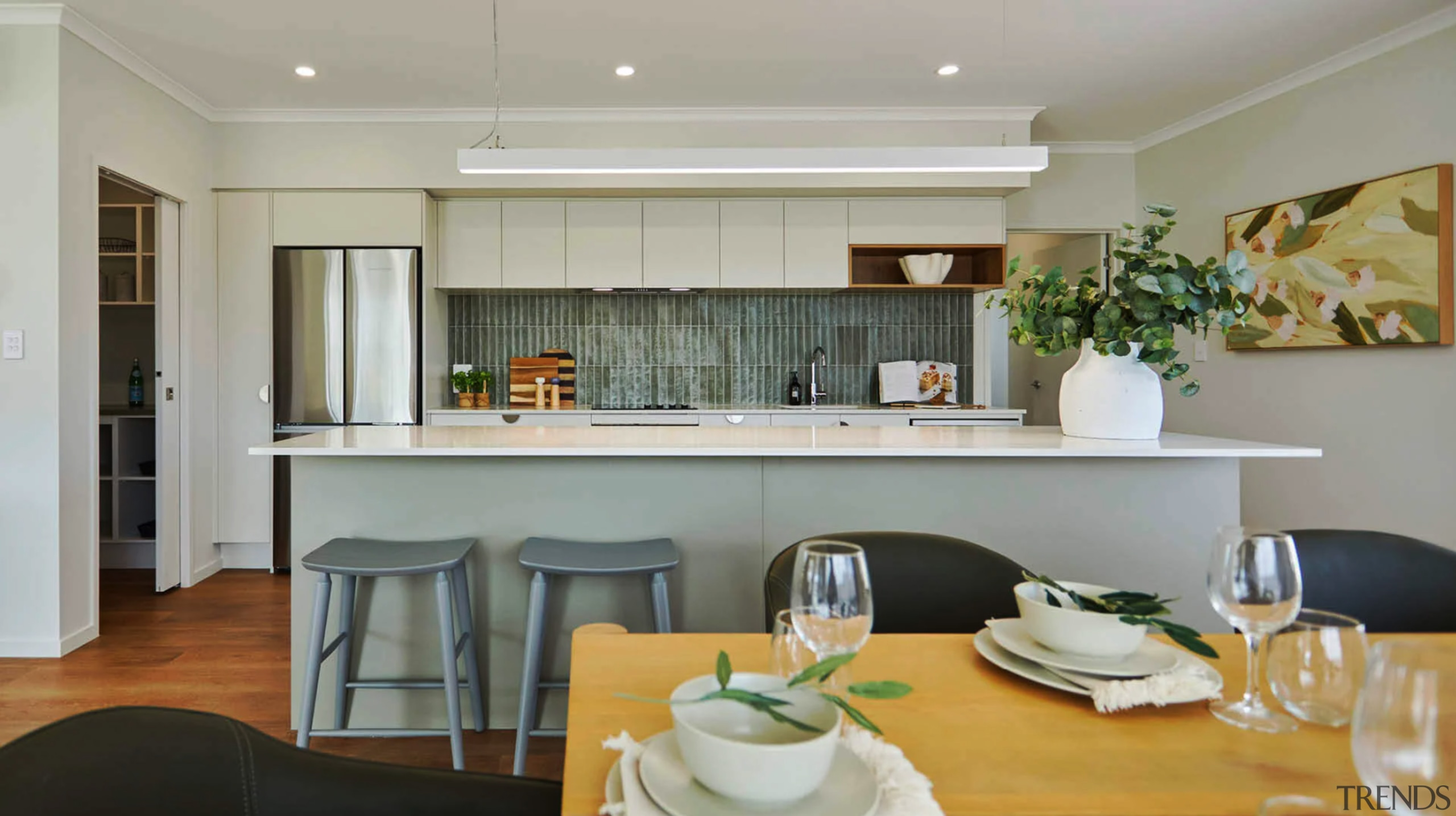 Kitchen, scullery and dining – this home exudes 