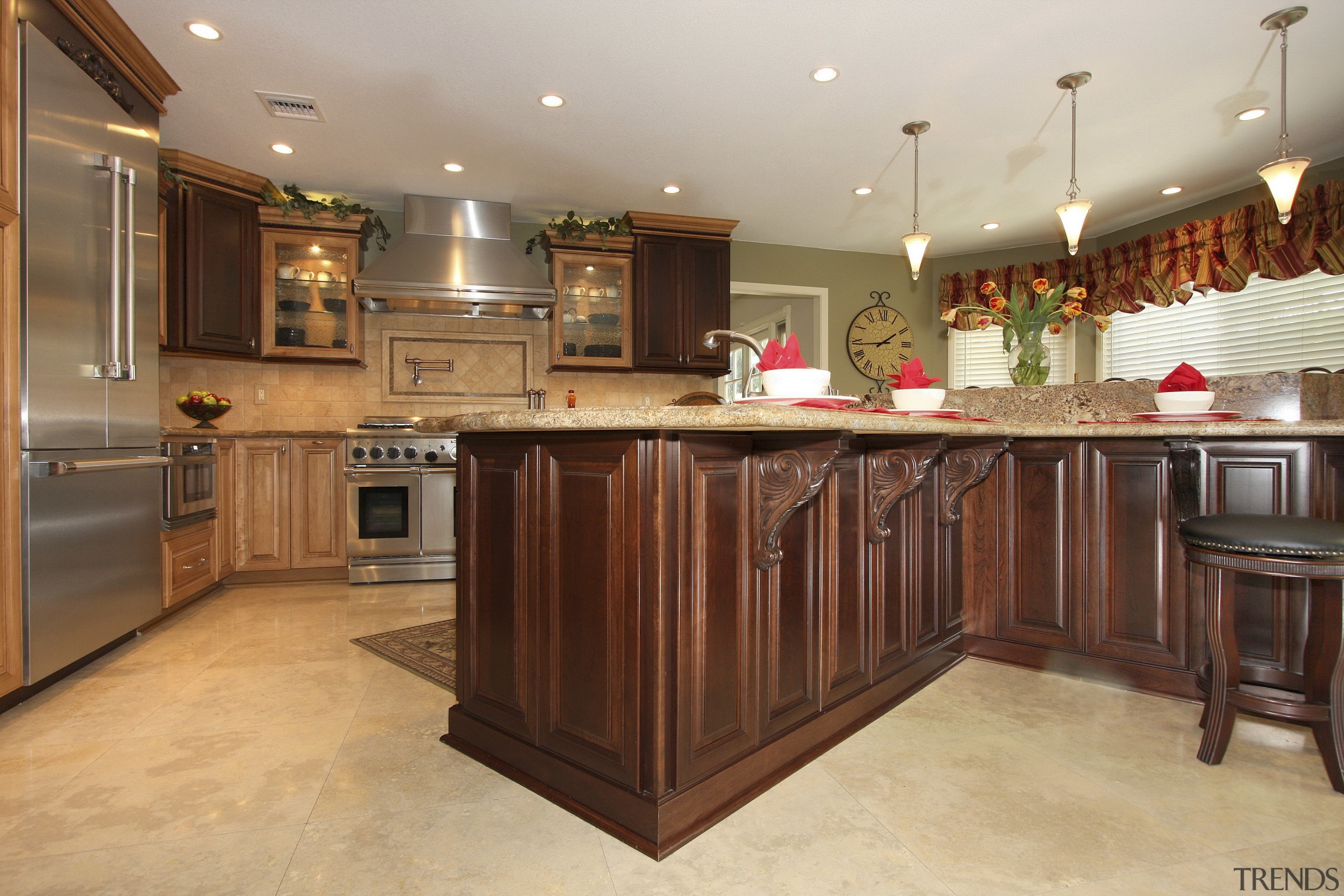 Kitchen by A New Kitchen - Kitchen by cabinetry, countertop, cuisine classique, floor, flooring, hardwood, interior design, kitchen, room, wood flooring, brown, orange