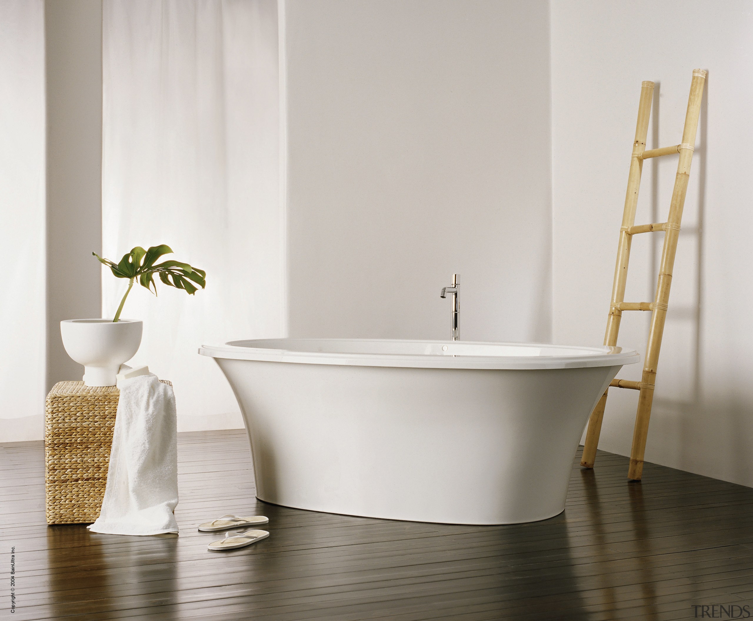 View of this bathtub - View of this bathroom, bathroom cabinet, bathroom sink, bathtub, ceramic, interior design, plumbing fixture, product, product design, sink, tap, toilet seat, white