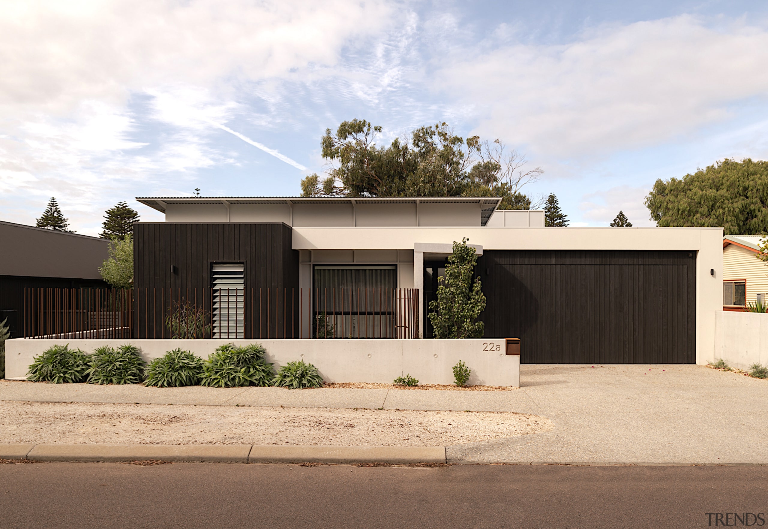 Given the home’s scale, the second storey is 