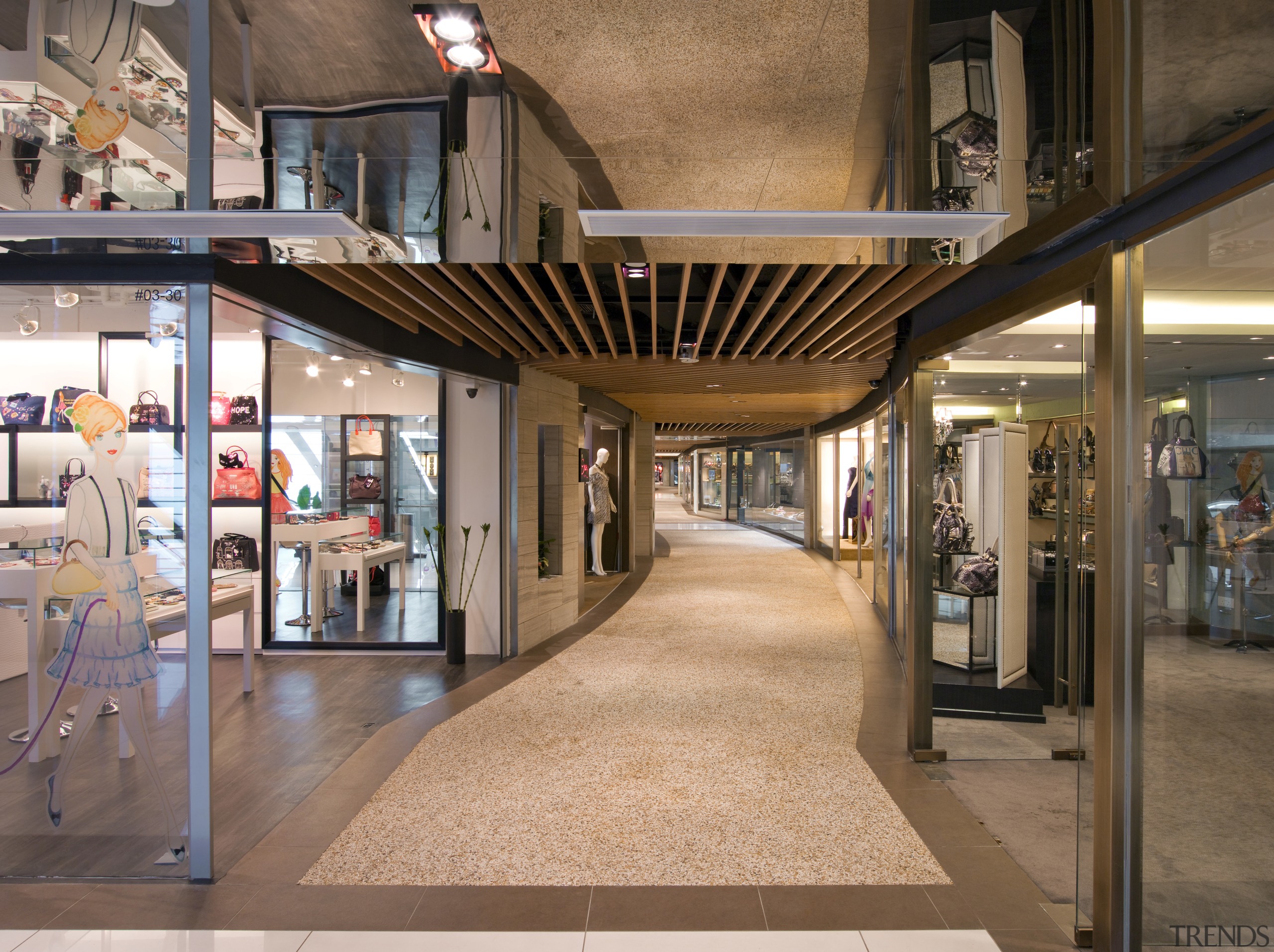 View of hallway - View of hallway - tourist attraction, brown