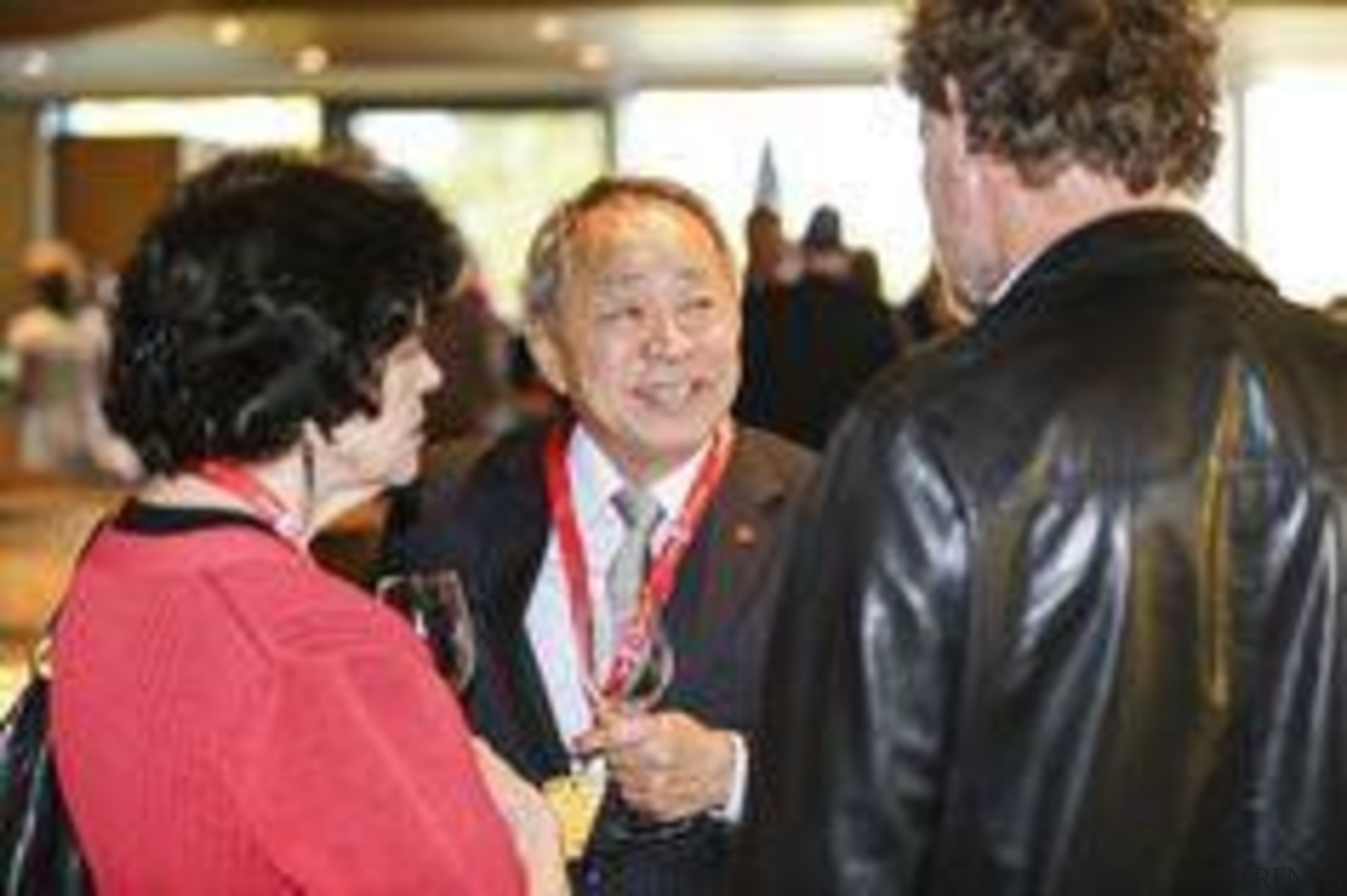 Formica Formations Judges Ron Sang and David Trubridge event, official, outerwear, profession, professional, socialite, suit, black