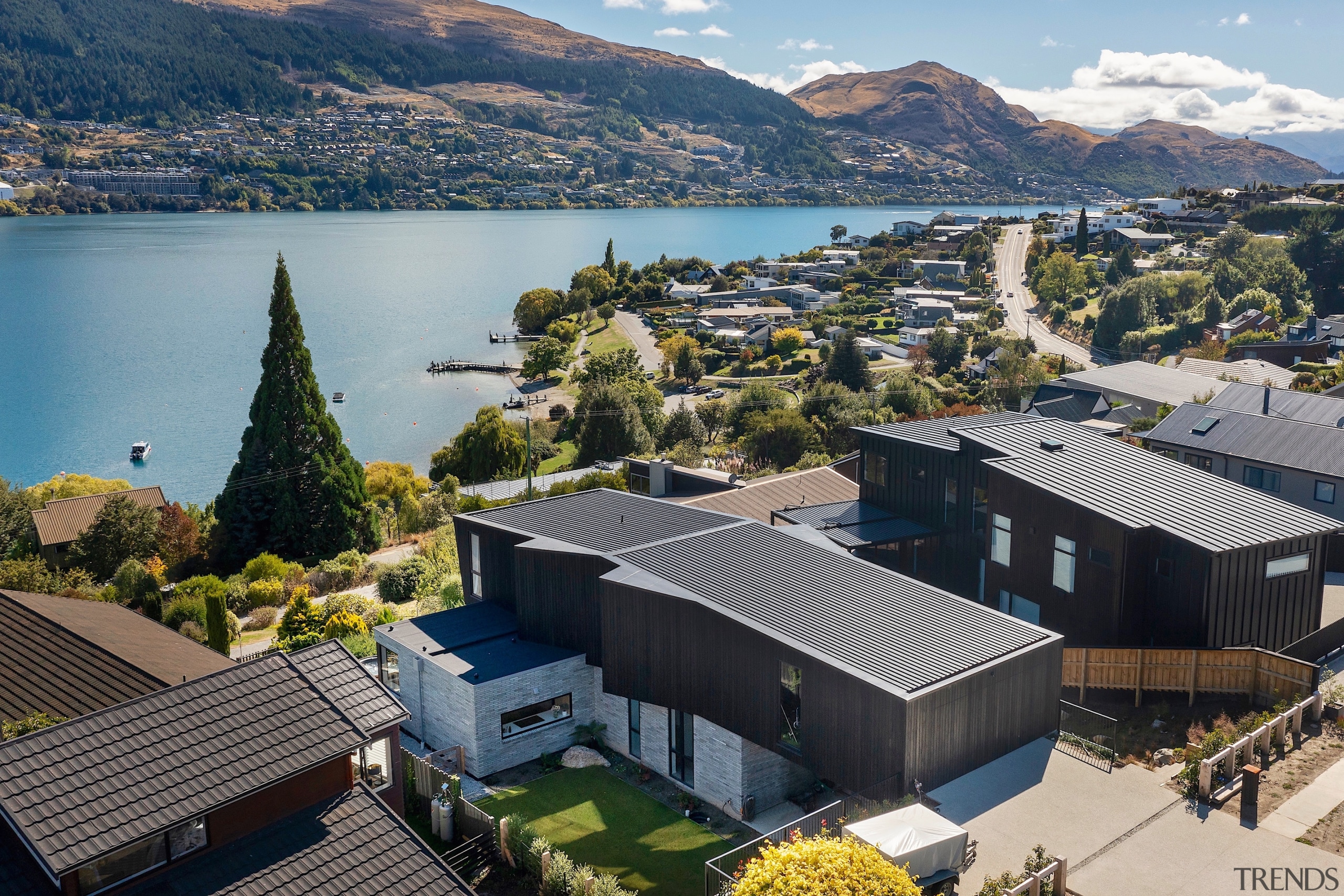 The compact 140m² footprint maximises space for living, 