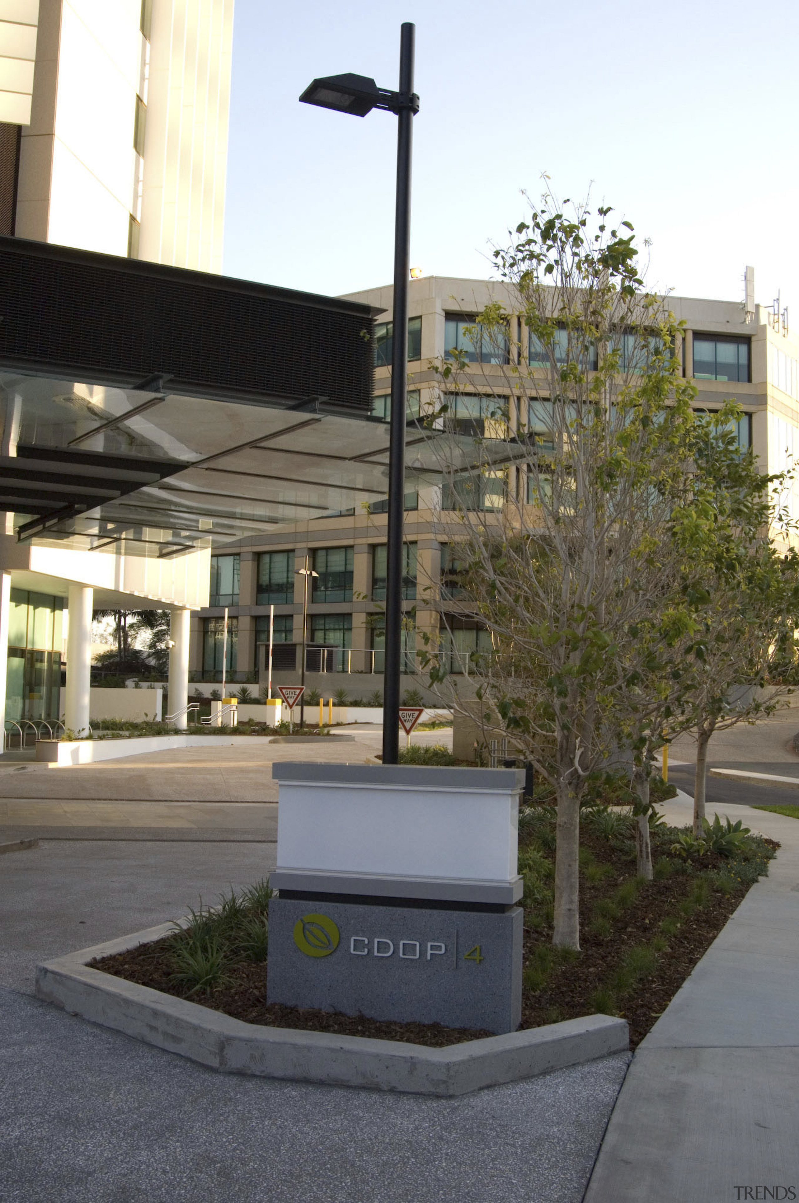 Building 4 in Coronation Drive Office Park, close architecture, building, condominium, neighbourhood, real estate, residential area, tree, gray