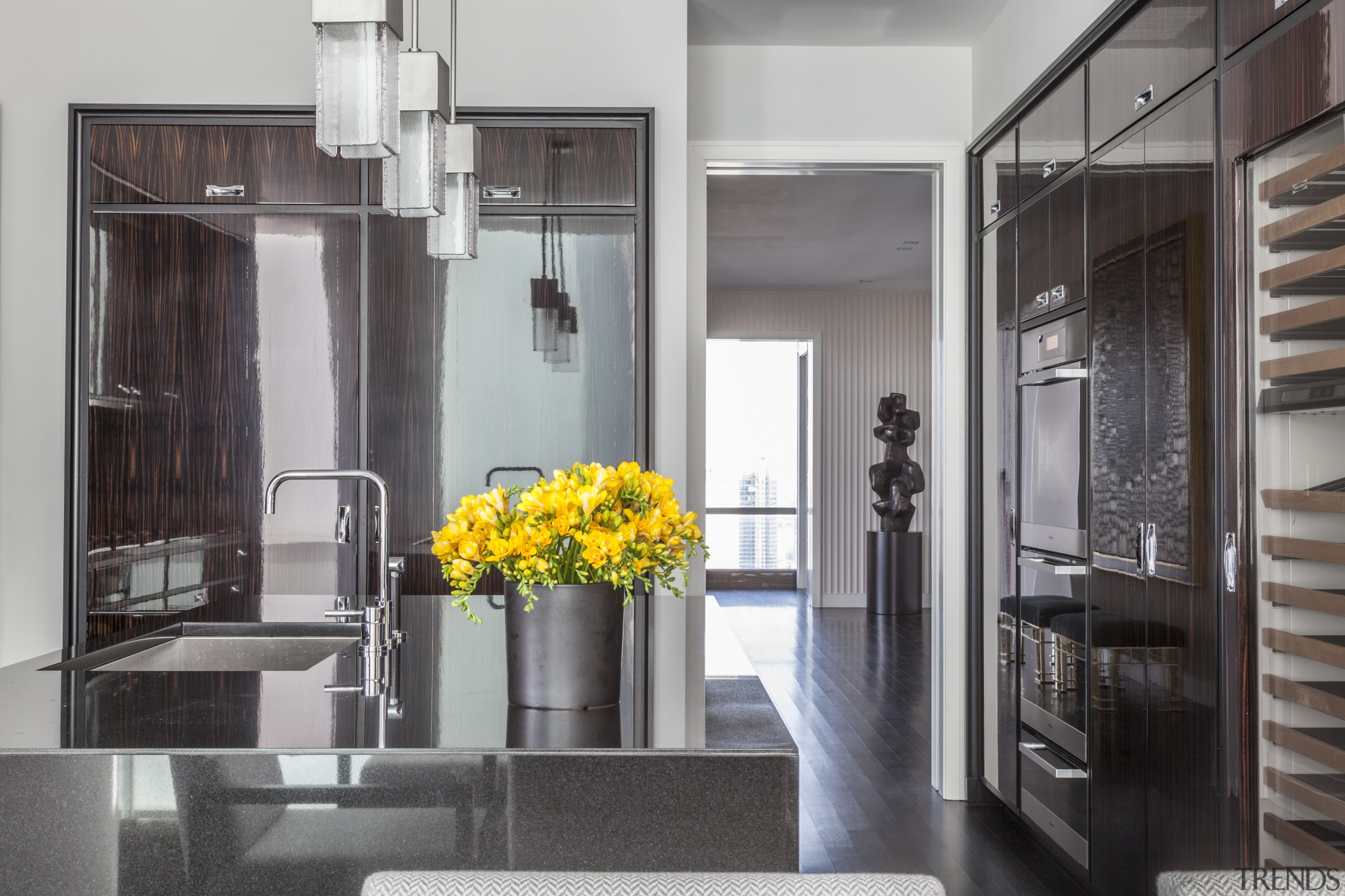 The refined, modular kitchen at the centre of 