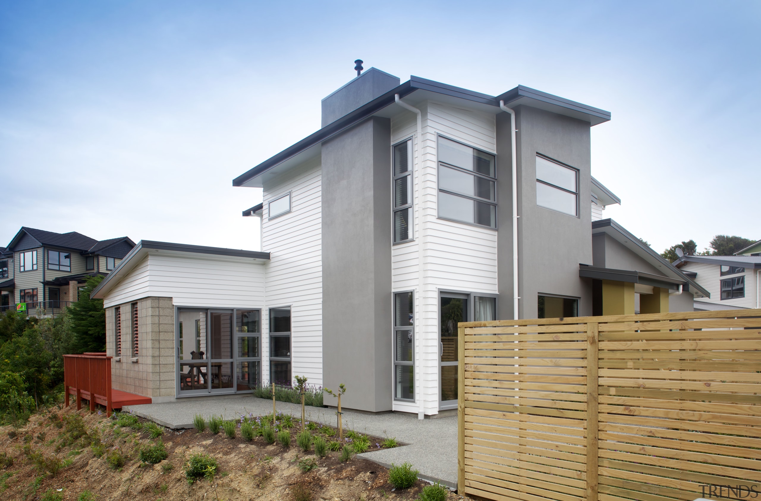 Palliside weatherboards provided just the right look for building, cottage, elevation, estate, facade, home, house, property, real estate, residential area, roof, siding, white