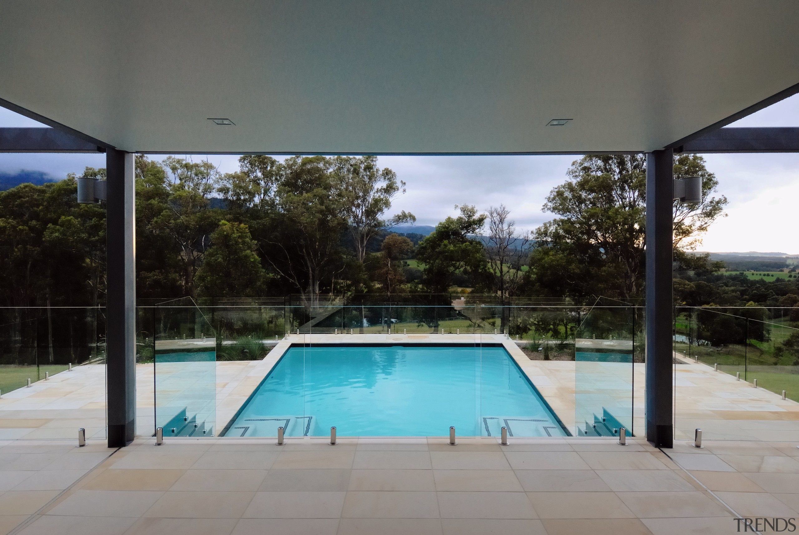 This kitcehn features Fisher &amp; Paykel appliances. architecture, daylighting, estate, glass, house, property, real estate, swimming pool, window, gray