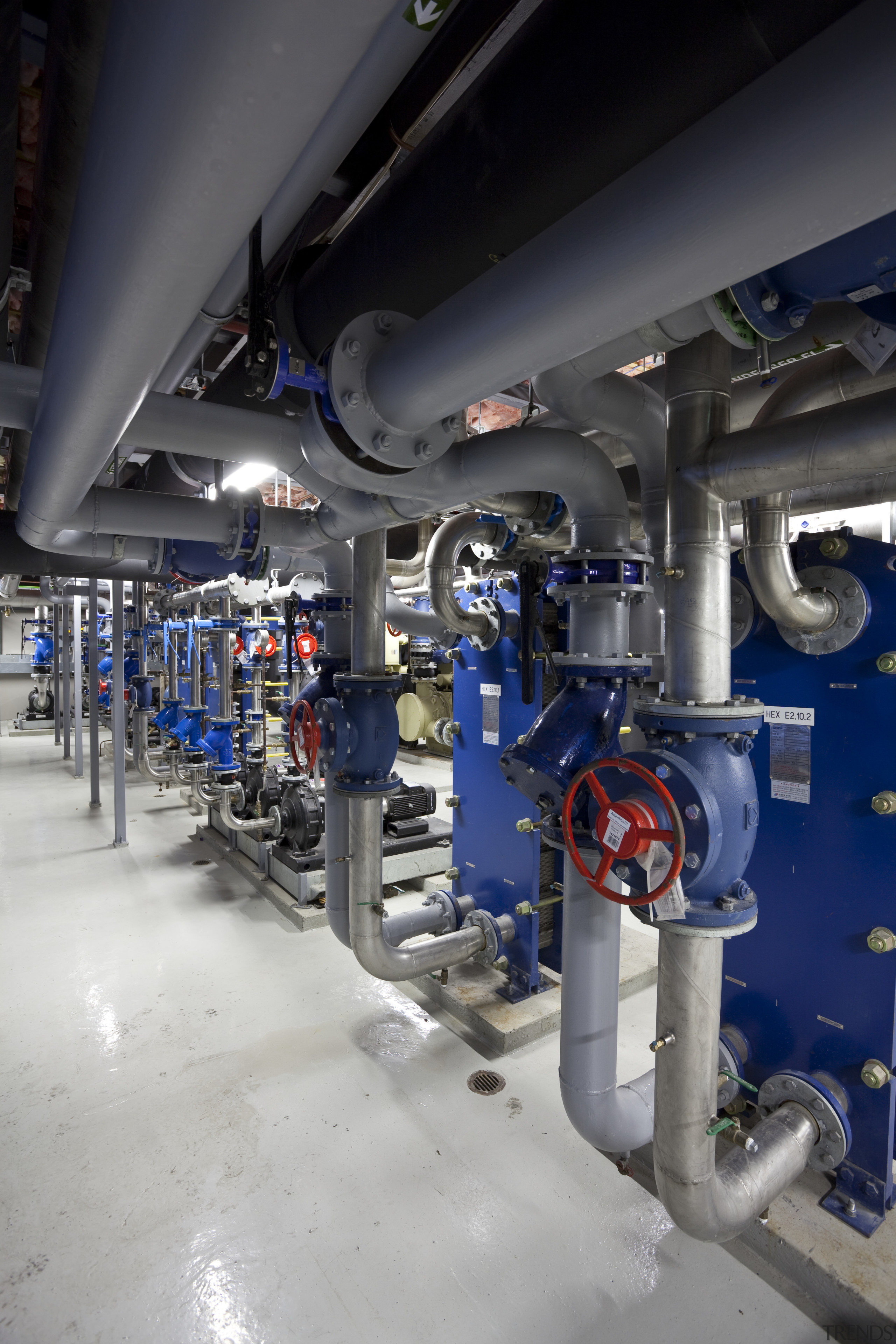 View of Britomart East project, for which Norman engineering, factory, industry, machine, gray, black