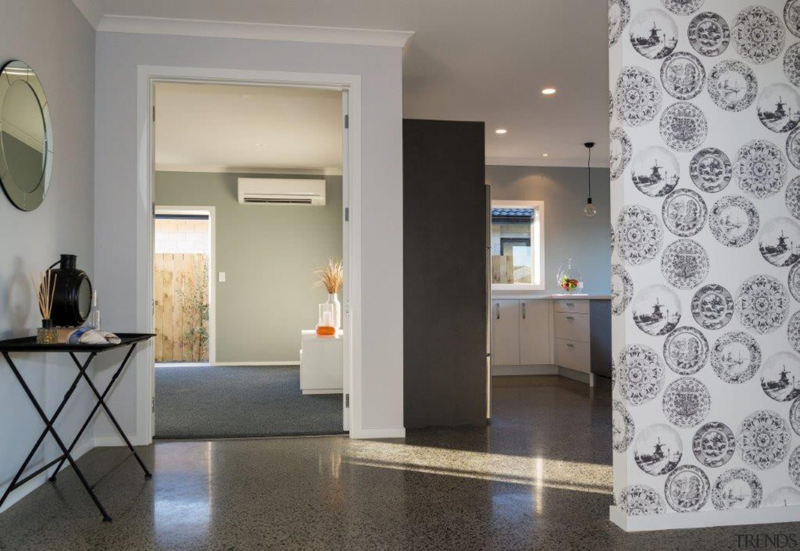 Tauranga Showhome - Tauranga Showhome - ceiling | ceiling, door, floor, flooring, home, interior design, living room, property, real estate, room, wall, window, gray