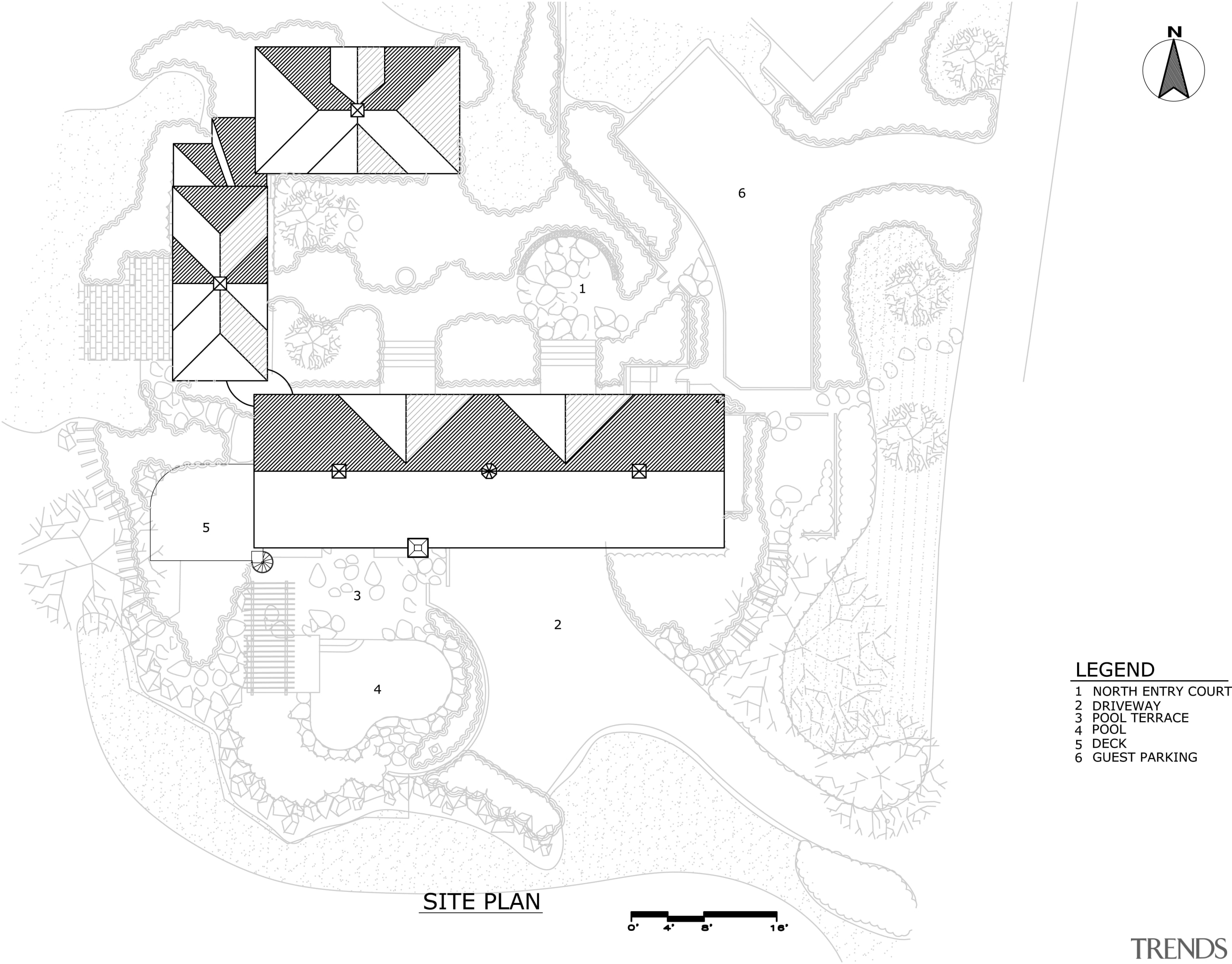 View of the lounge area showing the windows angle, area, black and white, design, diagram, drawing, floor plan, font, line, line art, monochrome, pattern, plan, product design, structure, text, white