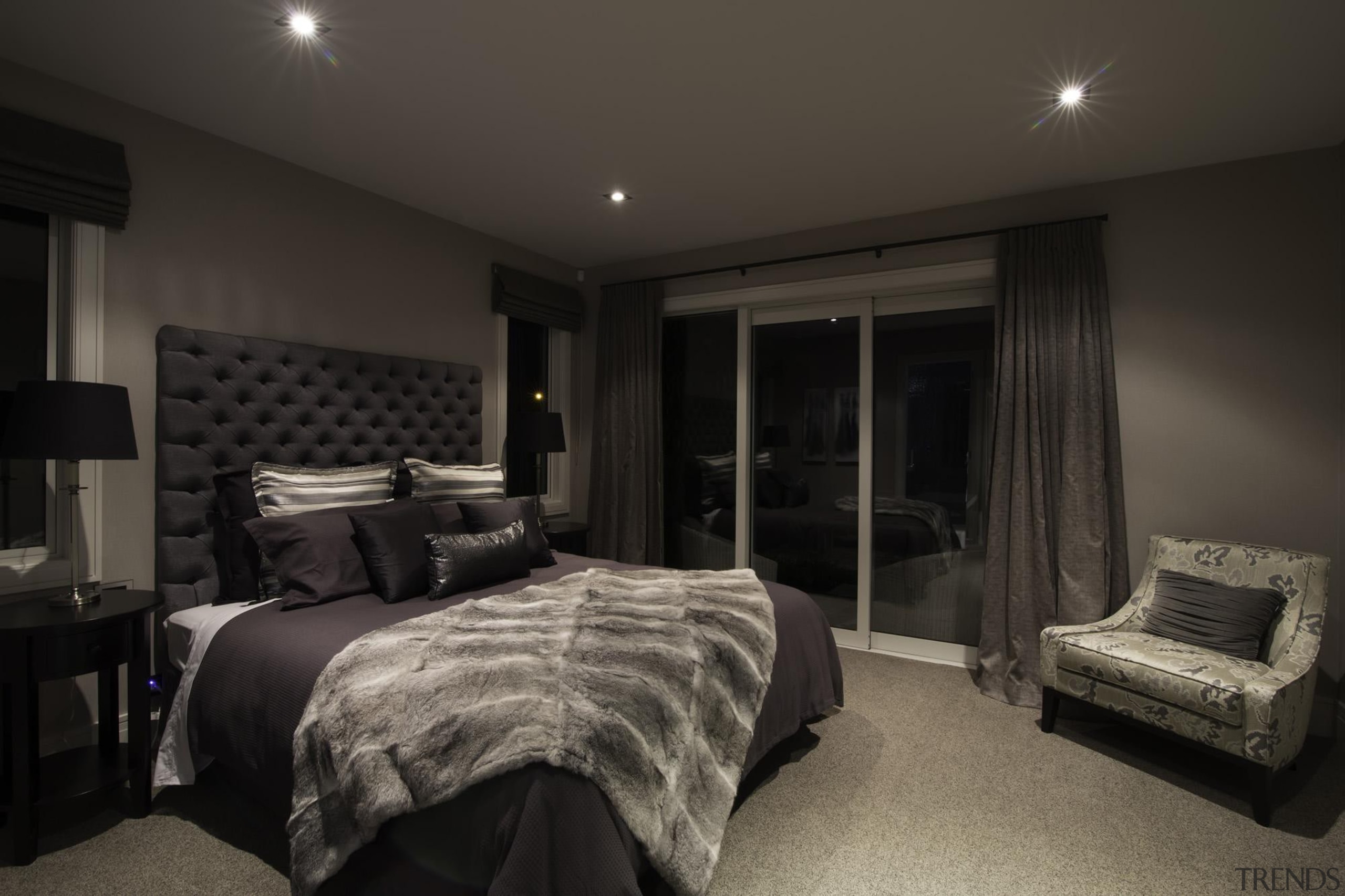 057frame house 17 - Frame_house_17 - bedroom | bedroom, ceiling, home, interior design, lighting, property, real estate, room, wall, window, black