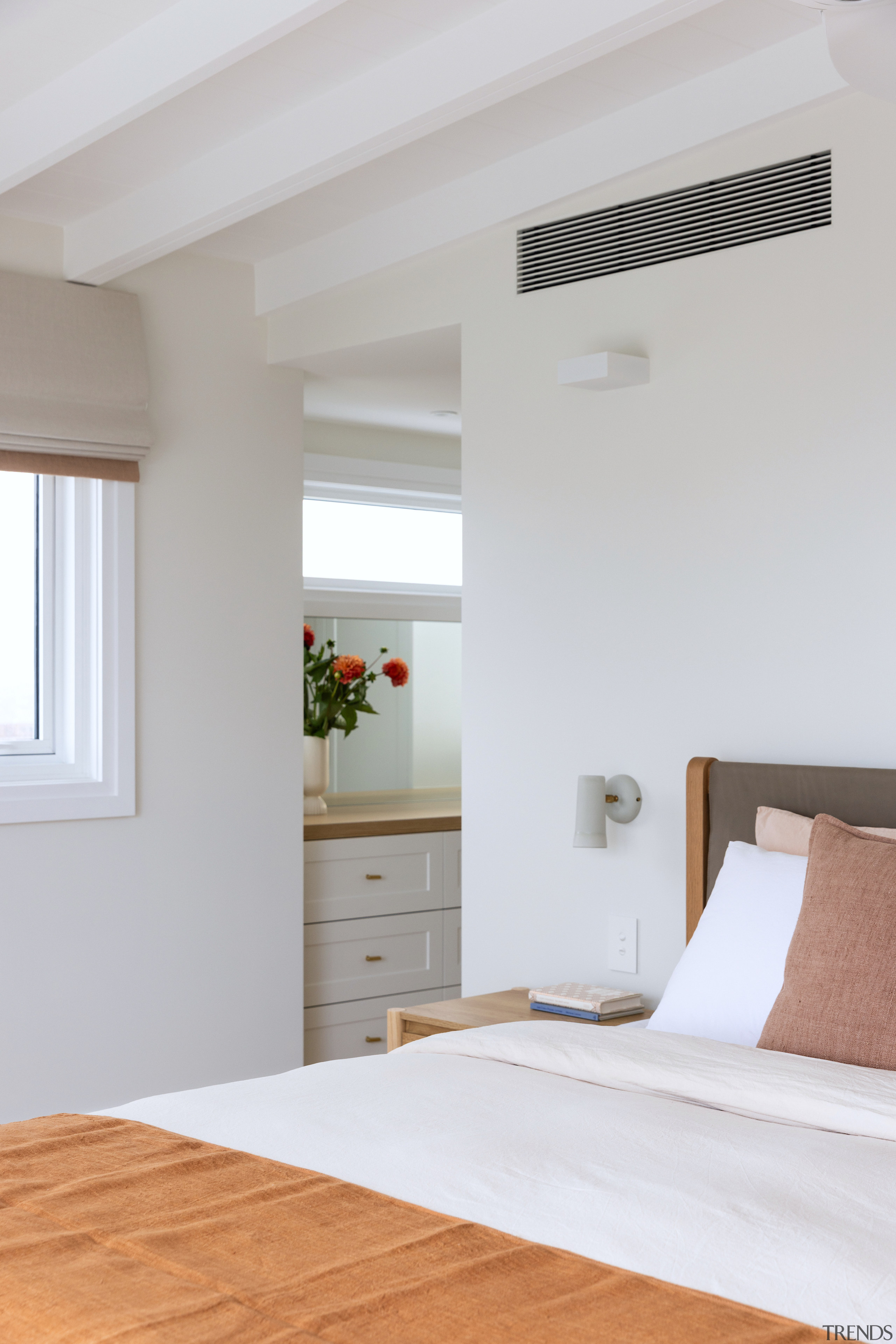 Looking through from the master bedroom to the 