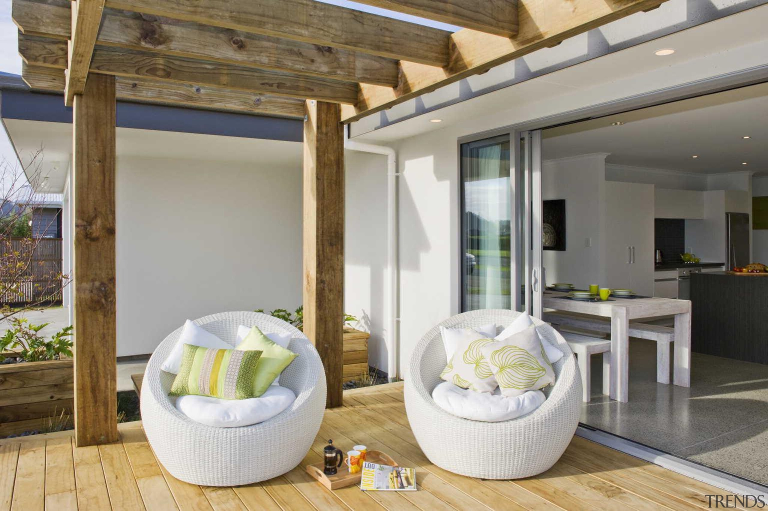 Deck - estate | home | house | estate, home, house, interior design, living room, real estate, gray