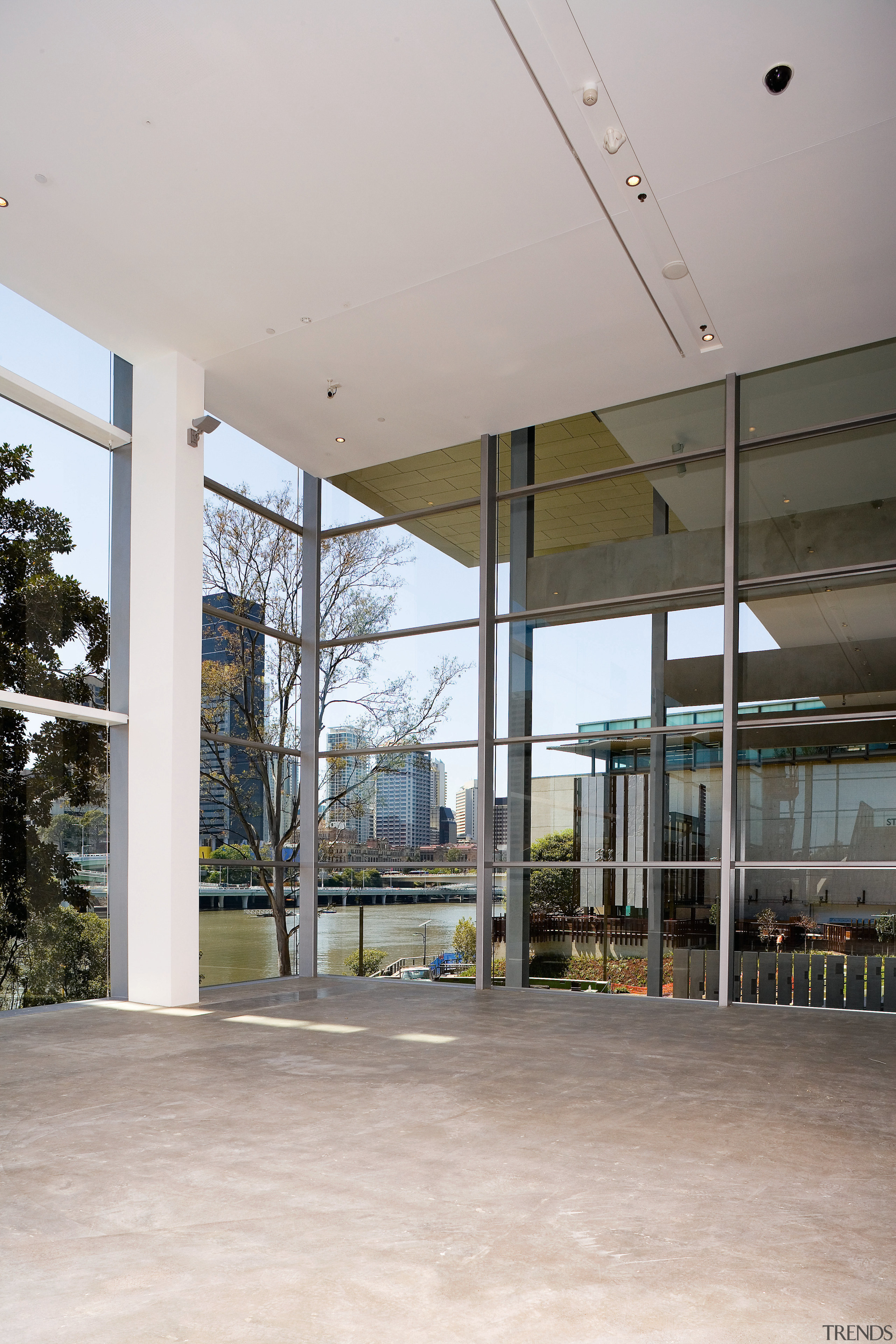 A view of some work by Gay Constructions. architecture, daylighting, glass, house, structure, window, gray