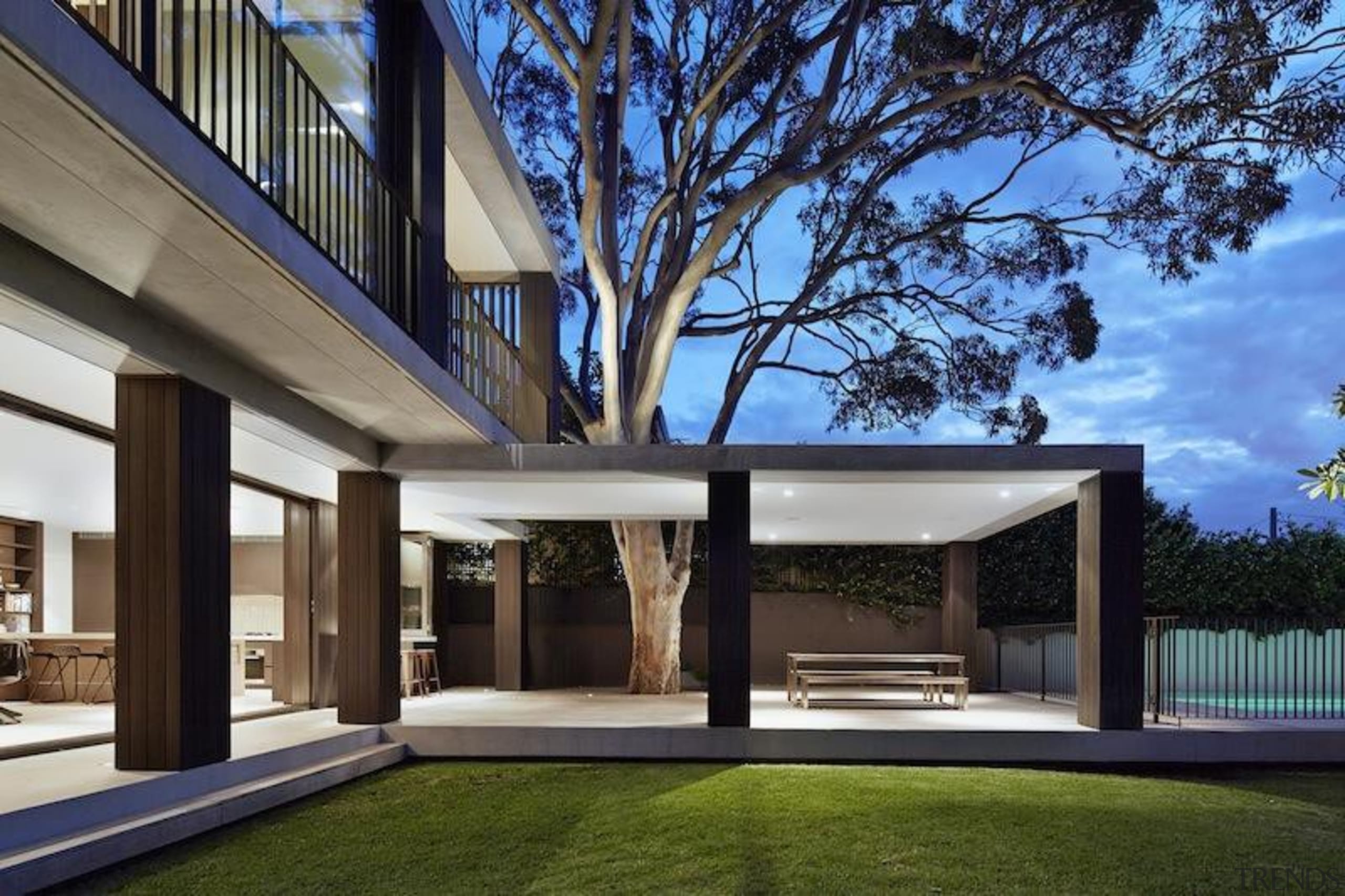 TIDA Australian Architect-Designed Renovation - Highly Commended – architecture, building, courtyard, estate, facade, home, house, property, real estate, residential area, window
