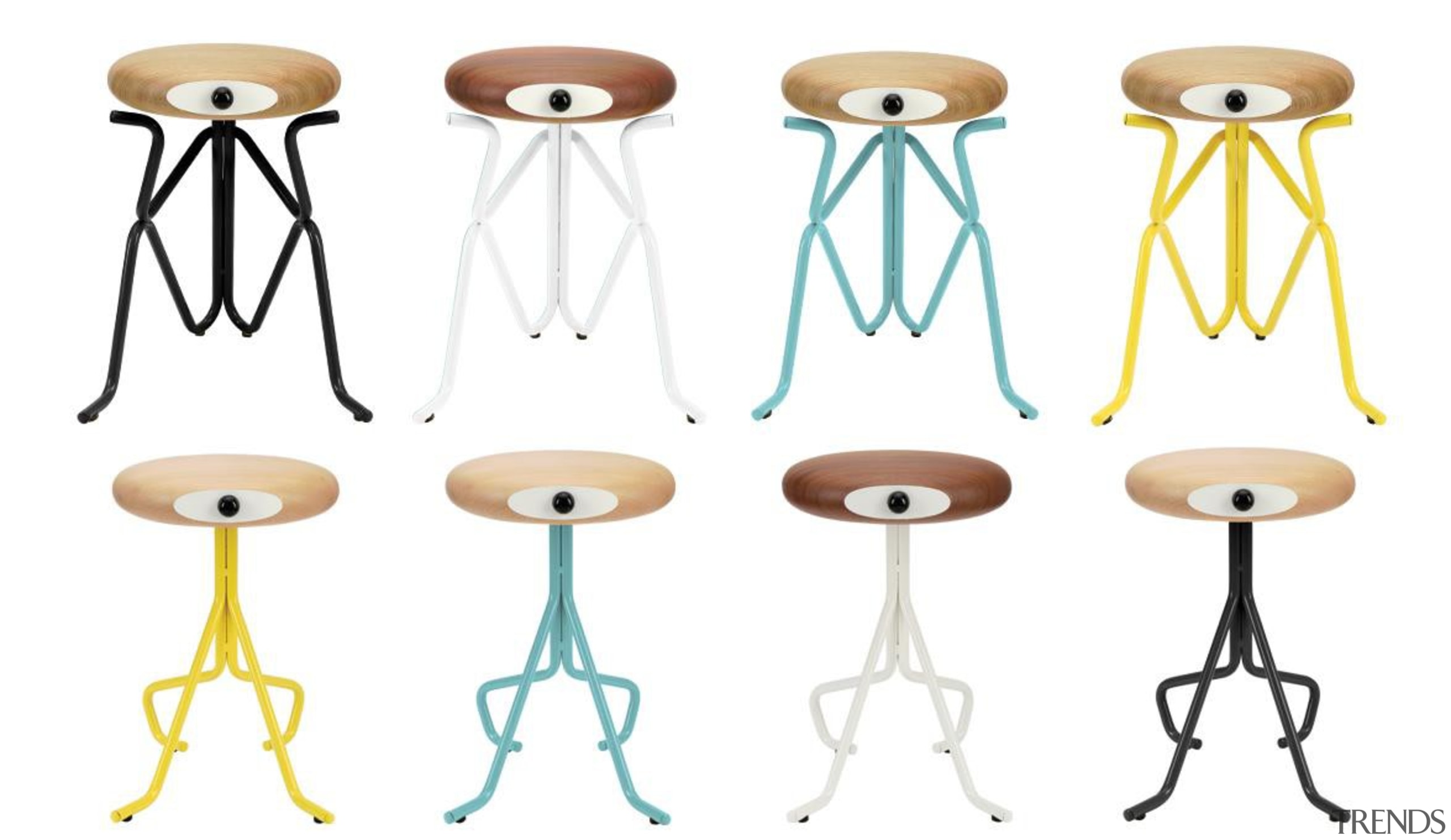 Don’t be mistaken, you’re not looking at characters font, furniture, line, product, product design, stool, table, white